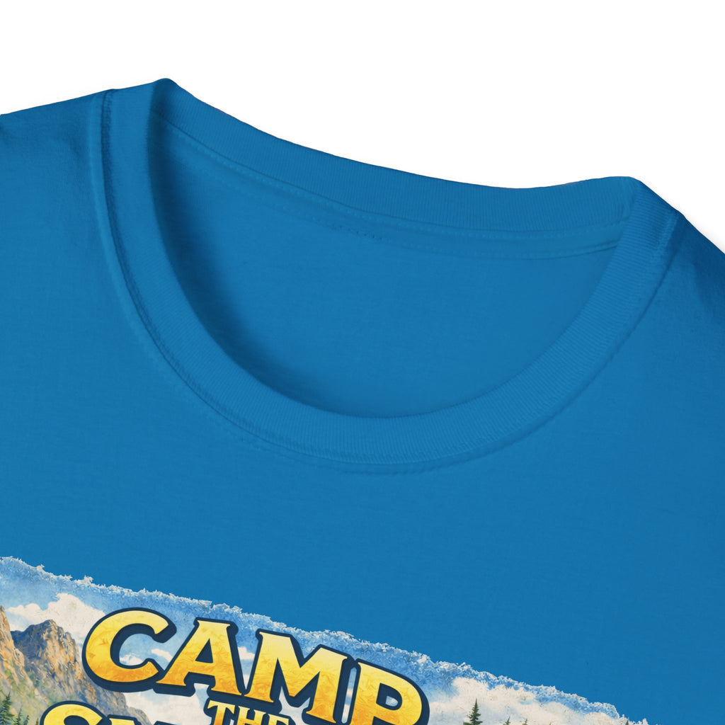 Camp the Smokies Unisex T-Shirt – Rustic Mountain Camping Graphic Tee