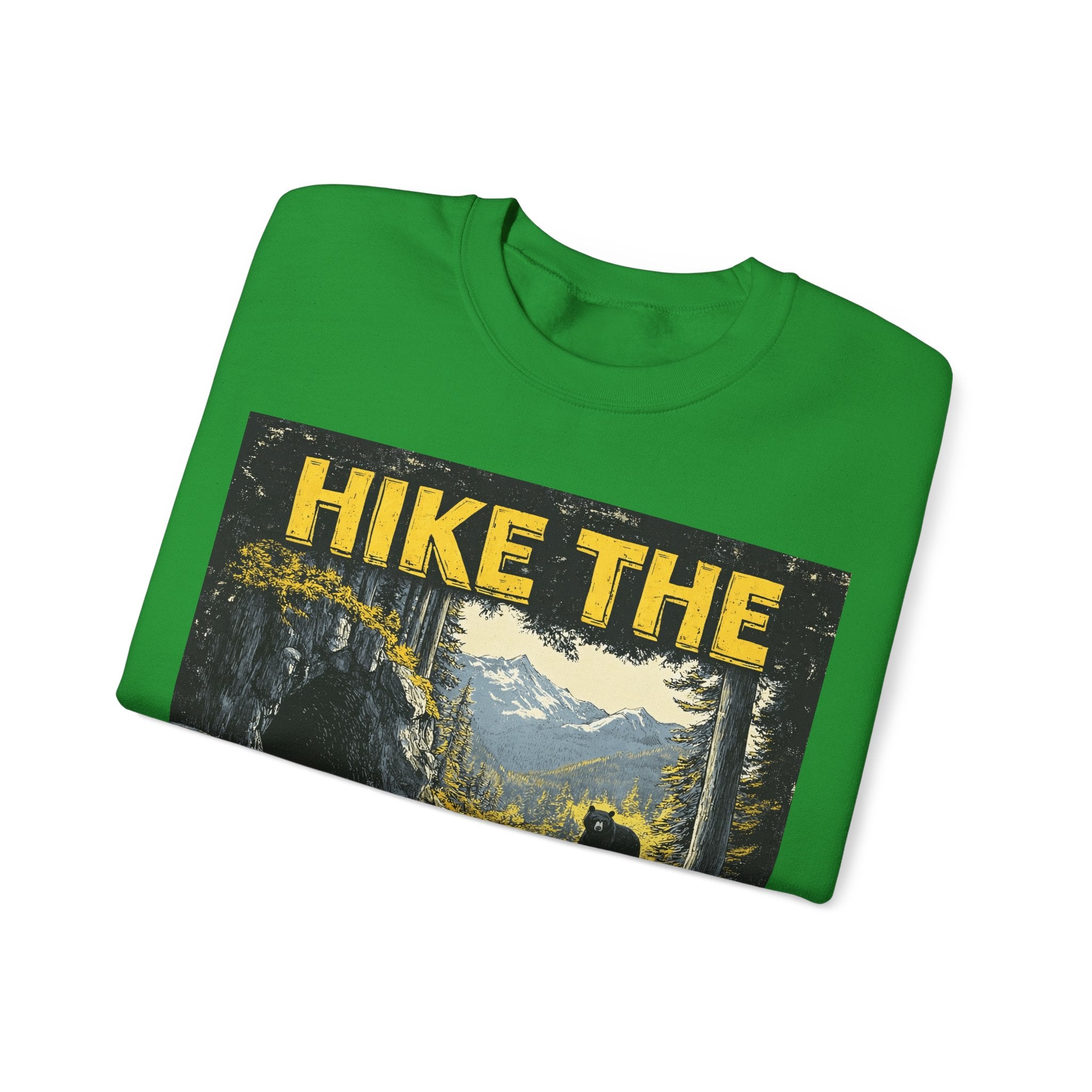 Hike the Smokies Sweatshirt — Vintage Mountain Hiking Unisex Crewneck