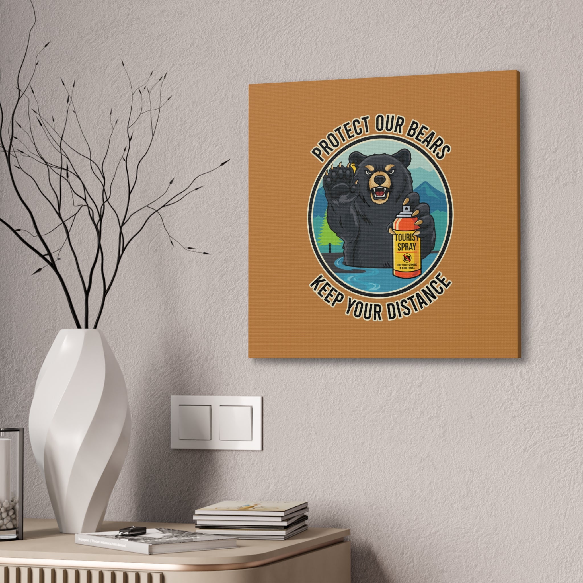 Protect Our Bears  Canvas Print