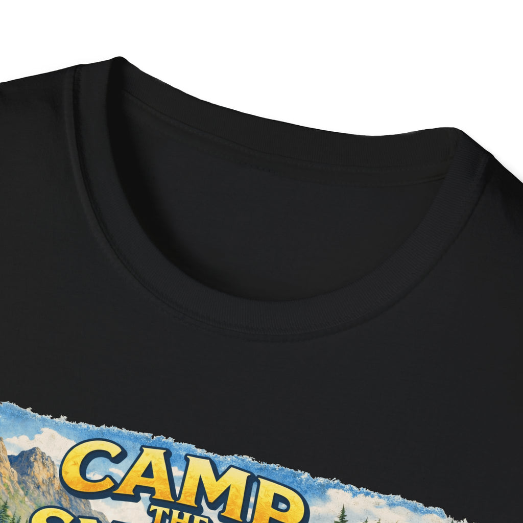 Camp the Smokies Unisex T-Shirt – Rustic Mountain Camping Graphic Tee