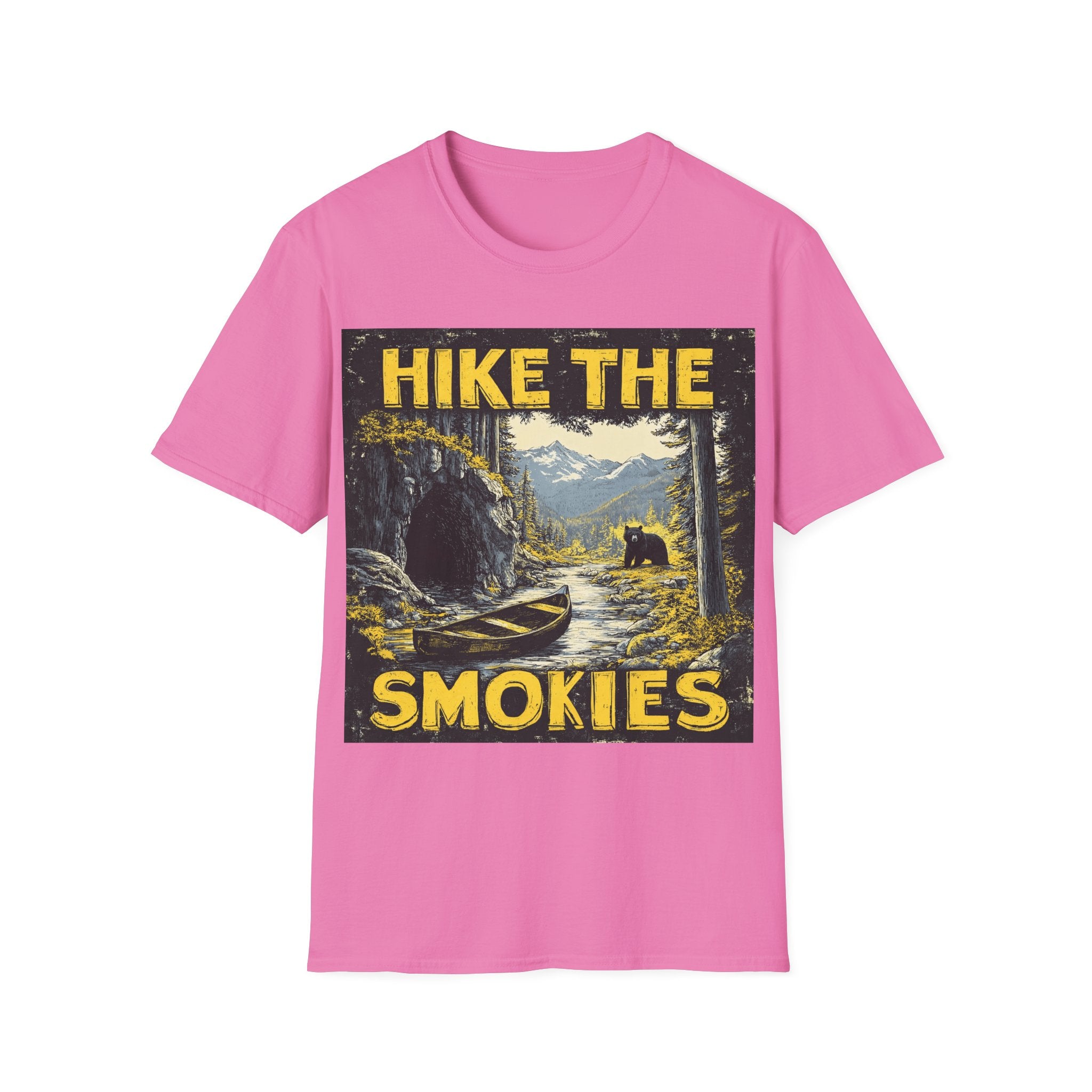 Hike the Smokies T-Shirt — Vintage Smoky Mountains Hiking Tee
