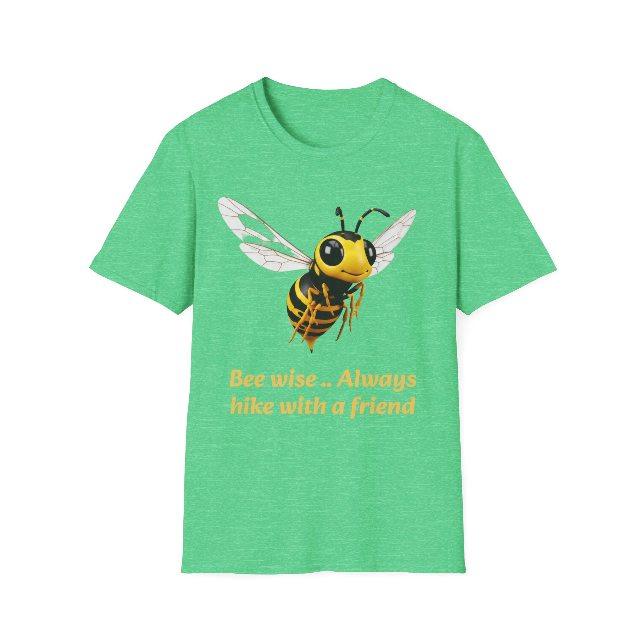 Bee Graphic T-Shirt — Cute Yellow Honeybee Illustration Tee