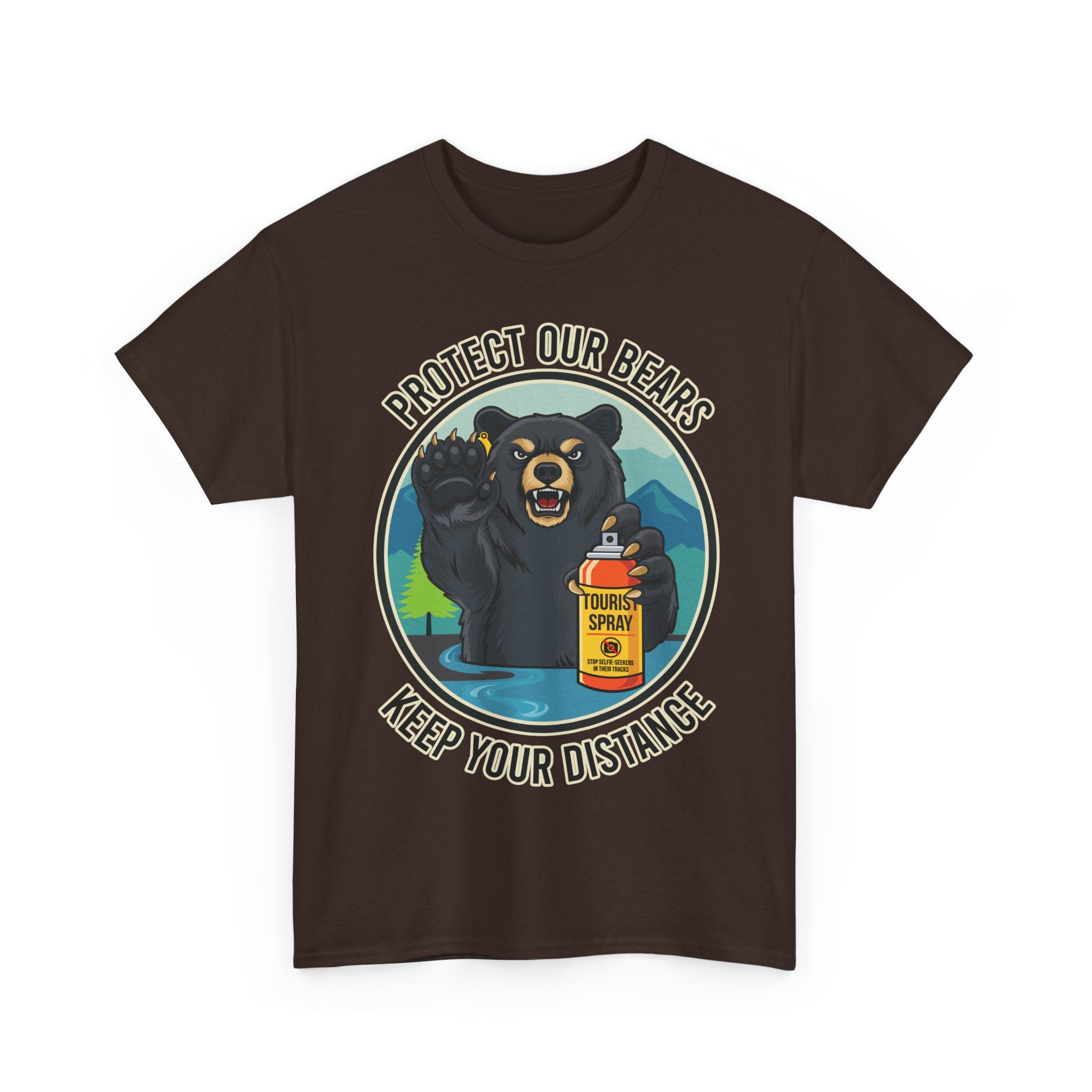 Smoky Mountain Black Bear Unisex Tee | Funny Wildlife Graphic