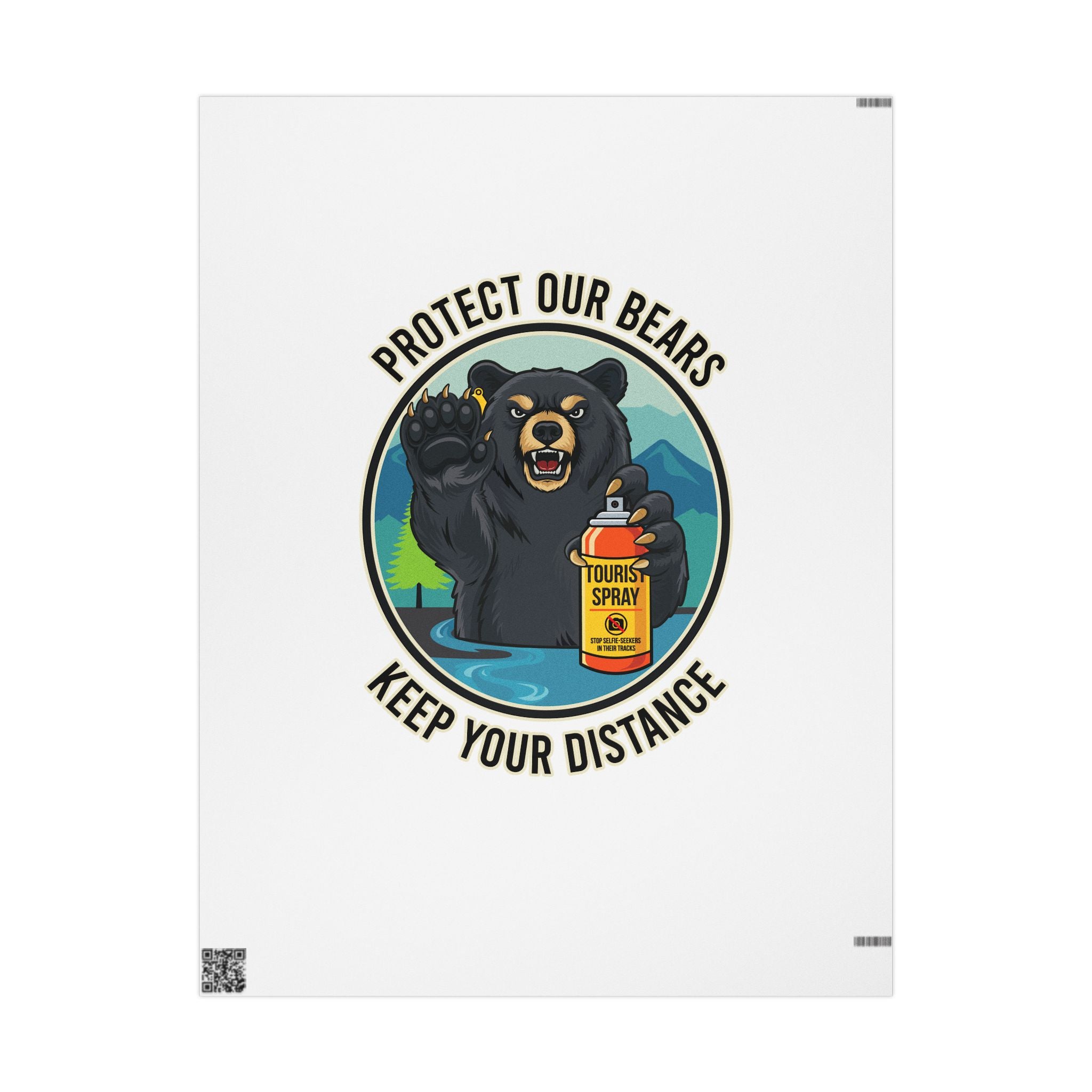 Protect Our Bears  Wildlife Wrapping Paper