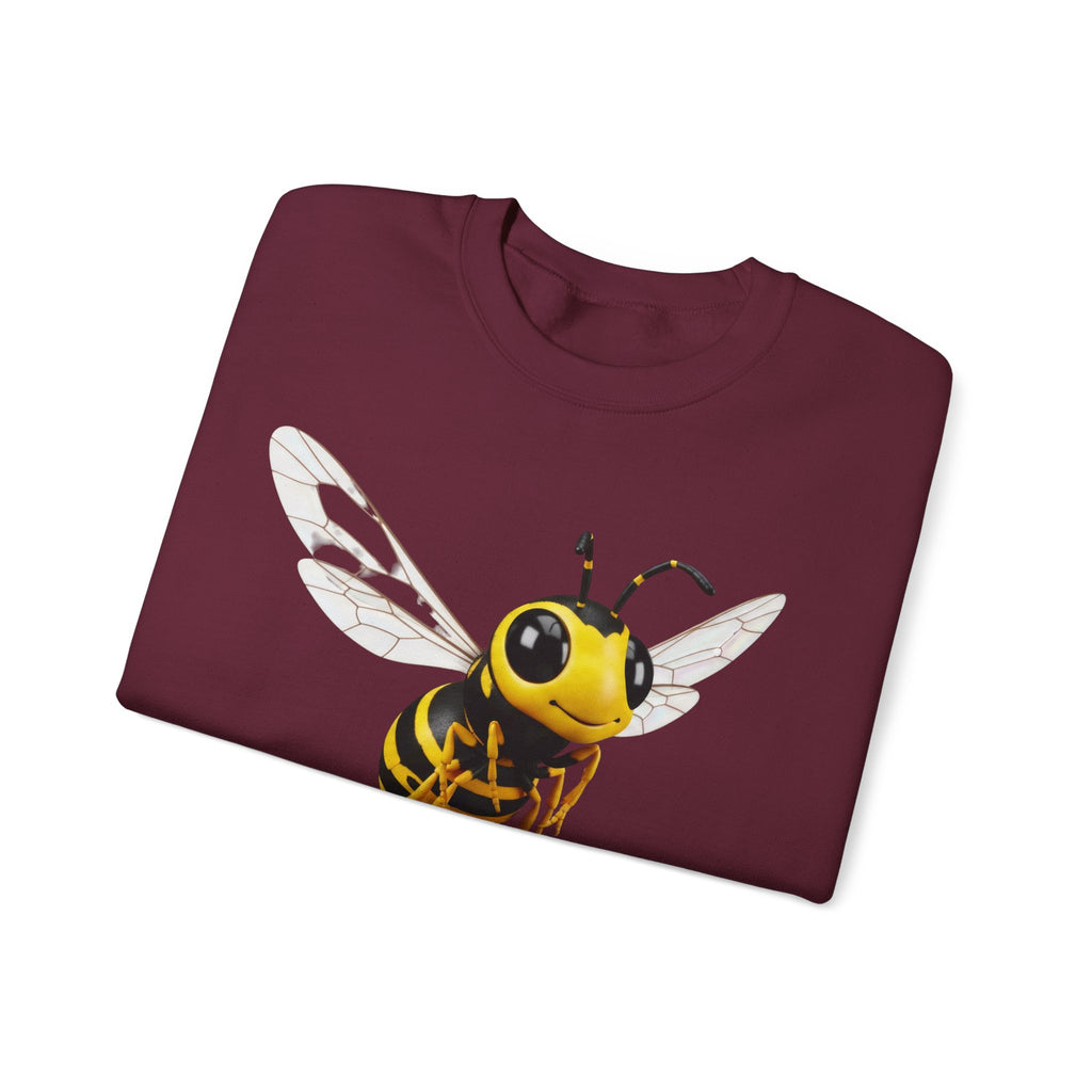 Bee Wise Crewneck Sweatshirt — Bee Illustration "Bee wise .. Always hike with a friend"