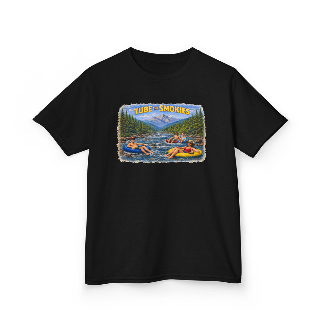 Kids Tee — 'Tube the Smokies' River Float Graphic