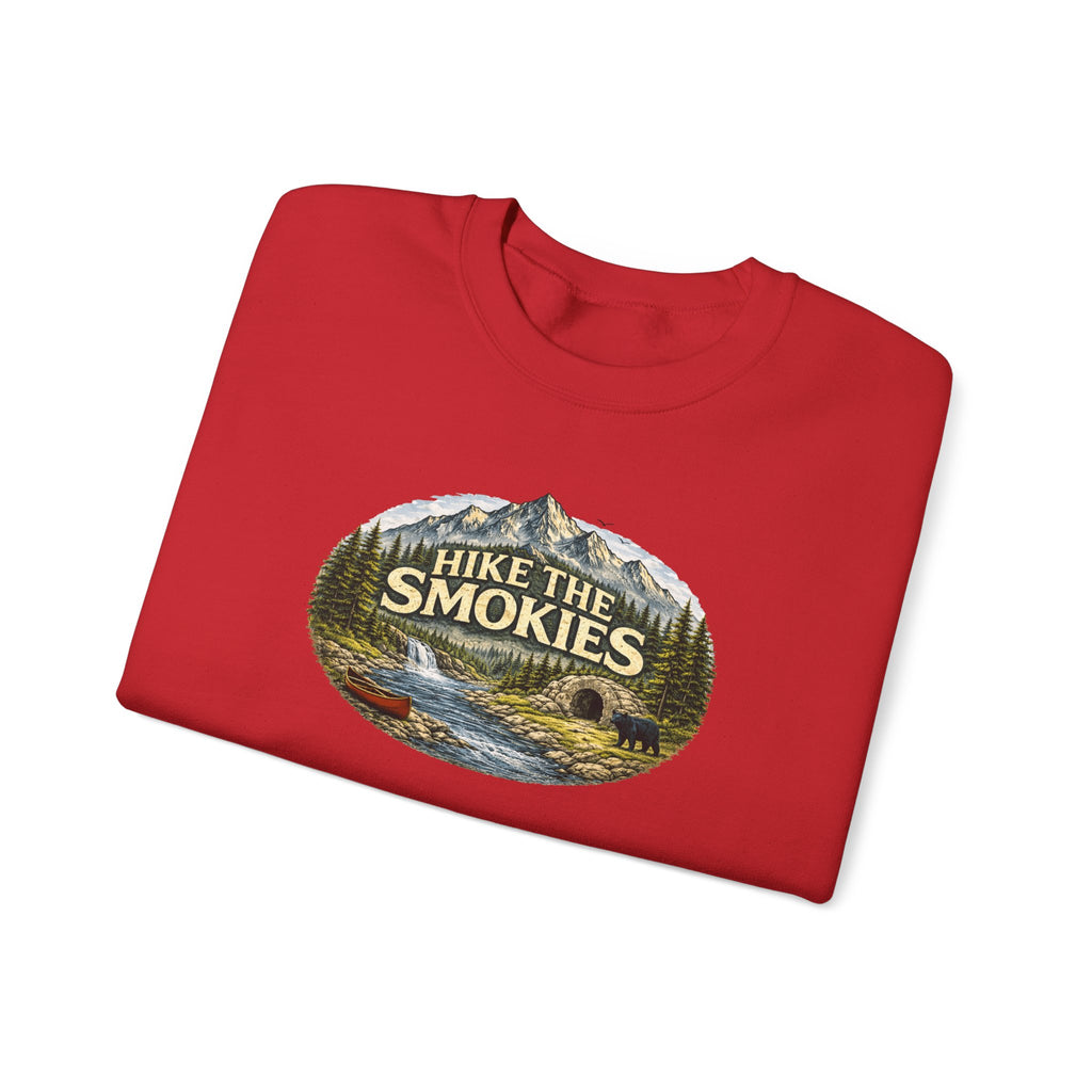 Hike the Smokies Sweatshirt — Mountain Trail Vintage Unisex Crewneck