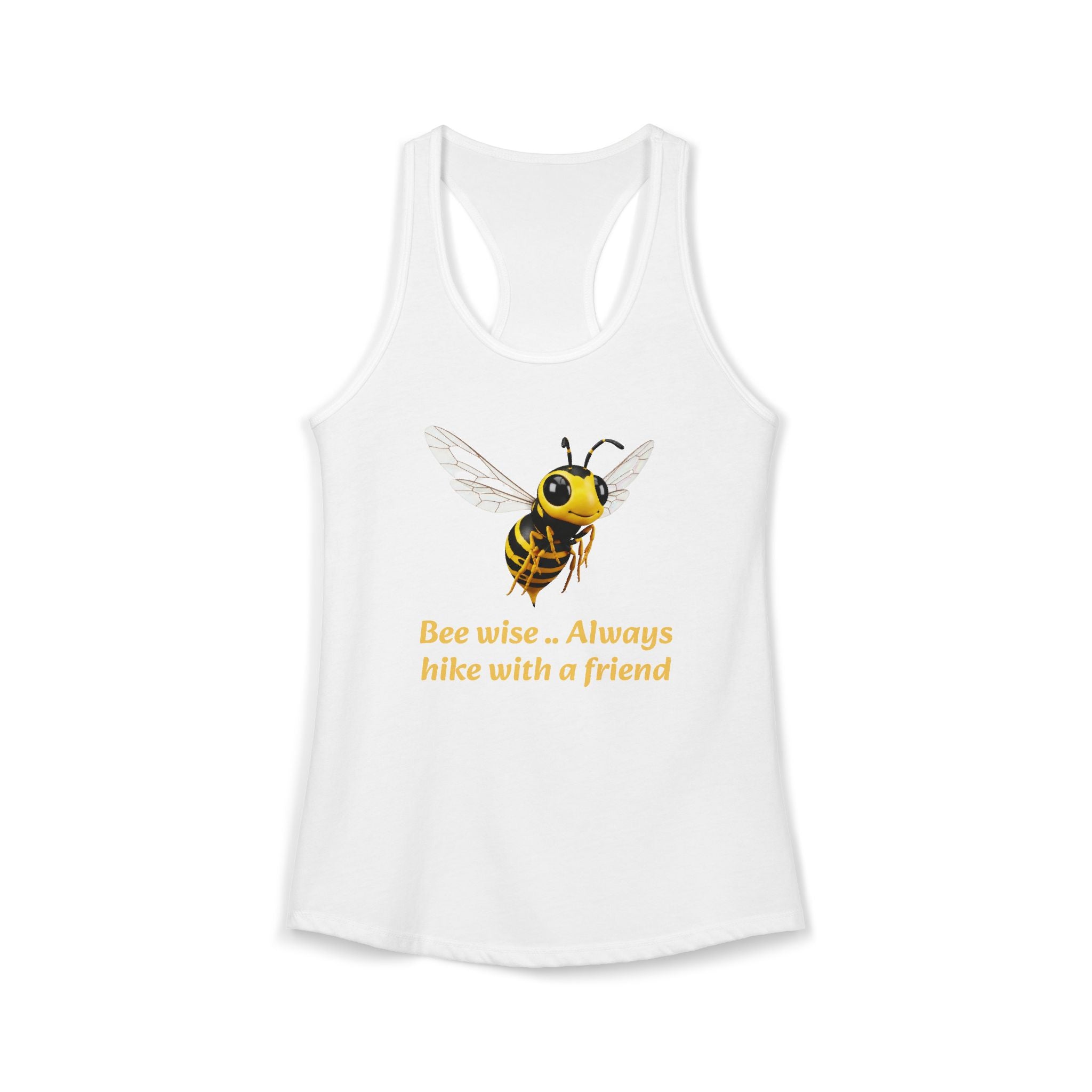 Bee Hiking Tank — "Always Hike With a Friend" Racerback Tank