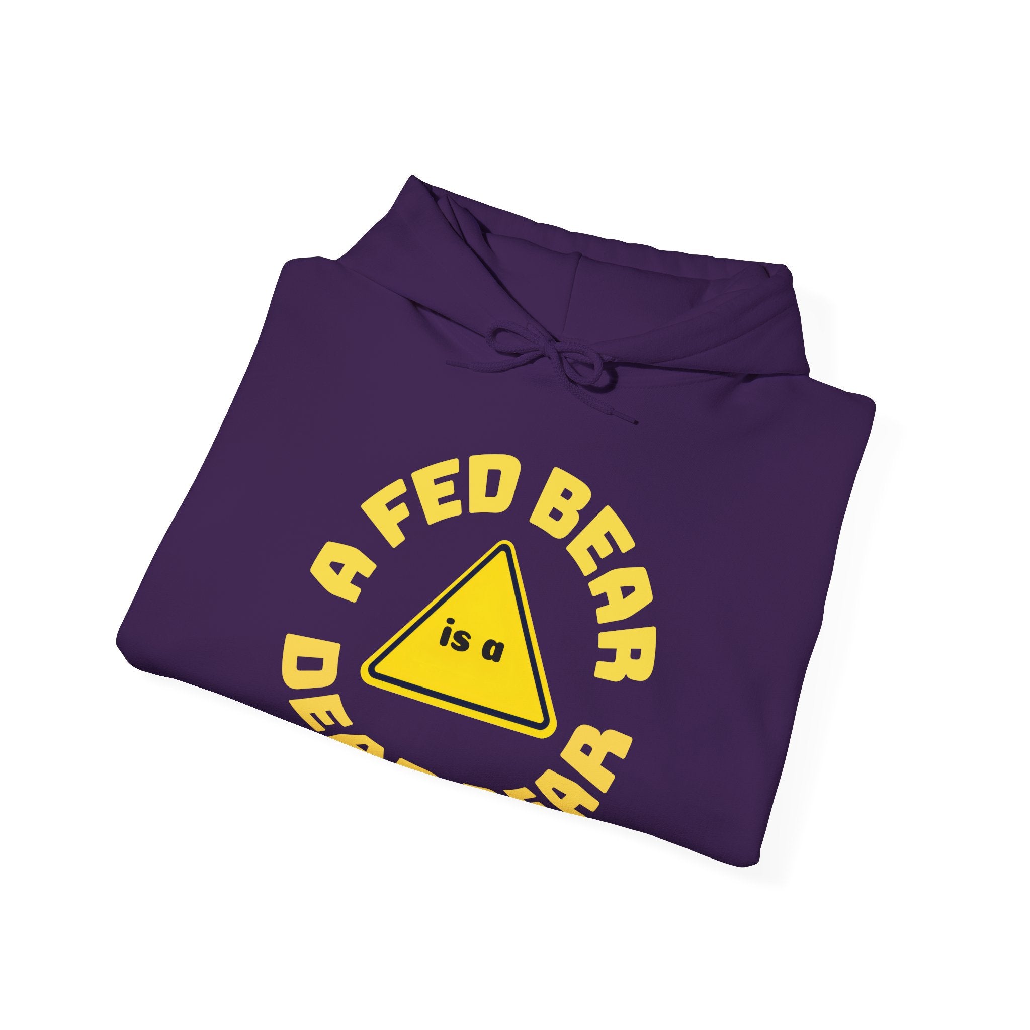 Fed Bear/Dead Bear Unisex Hoodie - Wildlife Conservation Pullover
