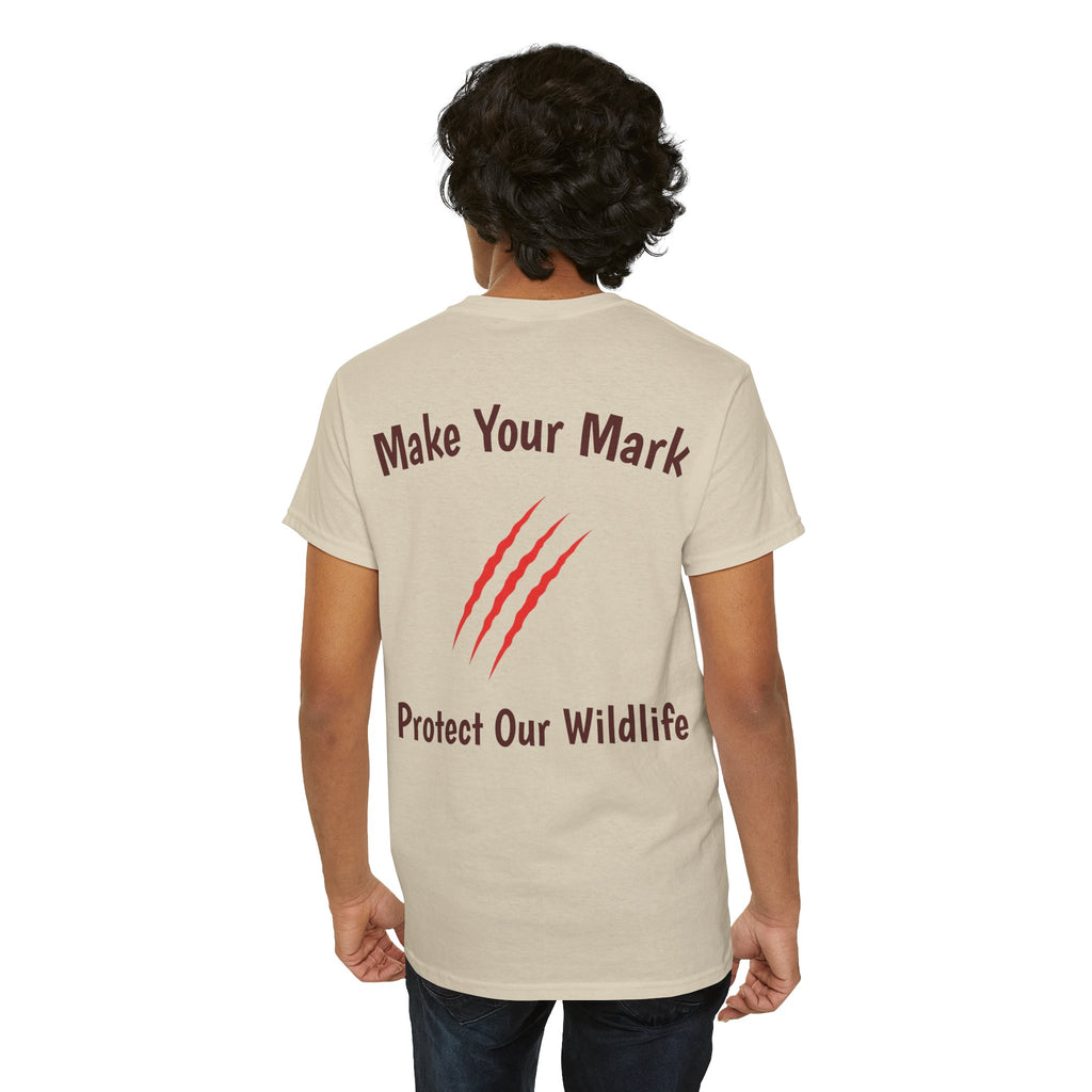 Make Your Mark Unisex Cotton T-Shirt / Wildlife Conservation