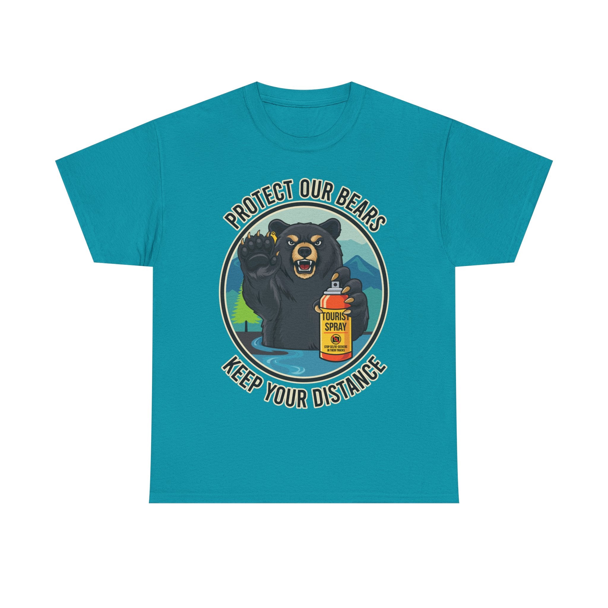 Smoky Mountain Black Bear Unisex Tee | Funny Wildlife Graphic