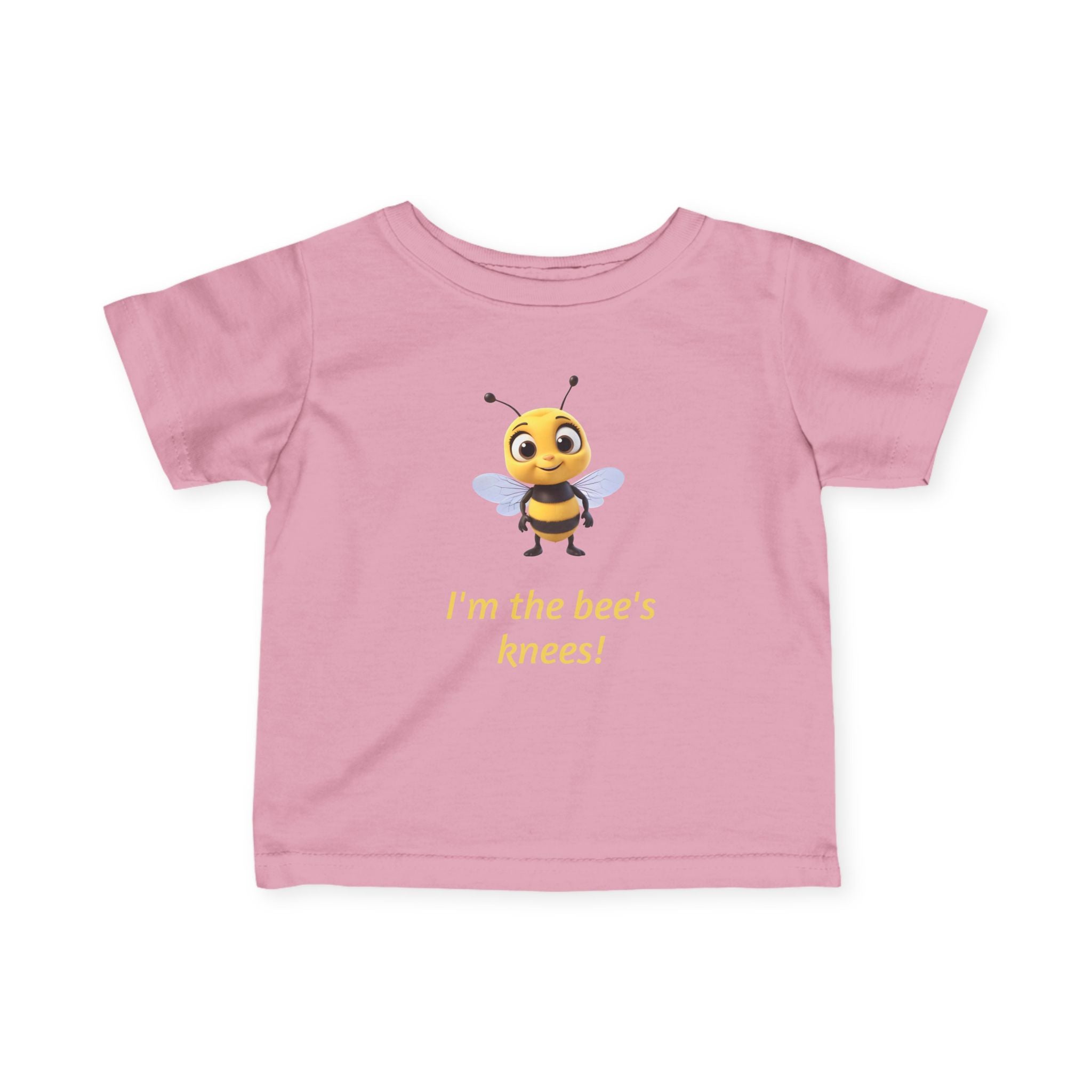 Baby T-Shirt — Cute Bee Graphic "I'm the bee's knees!" Infant Tee