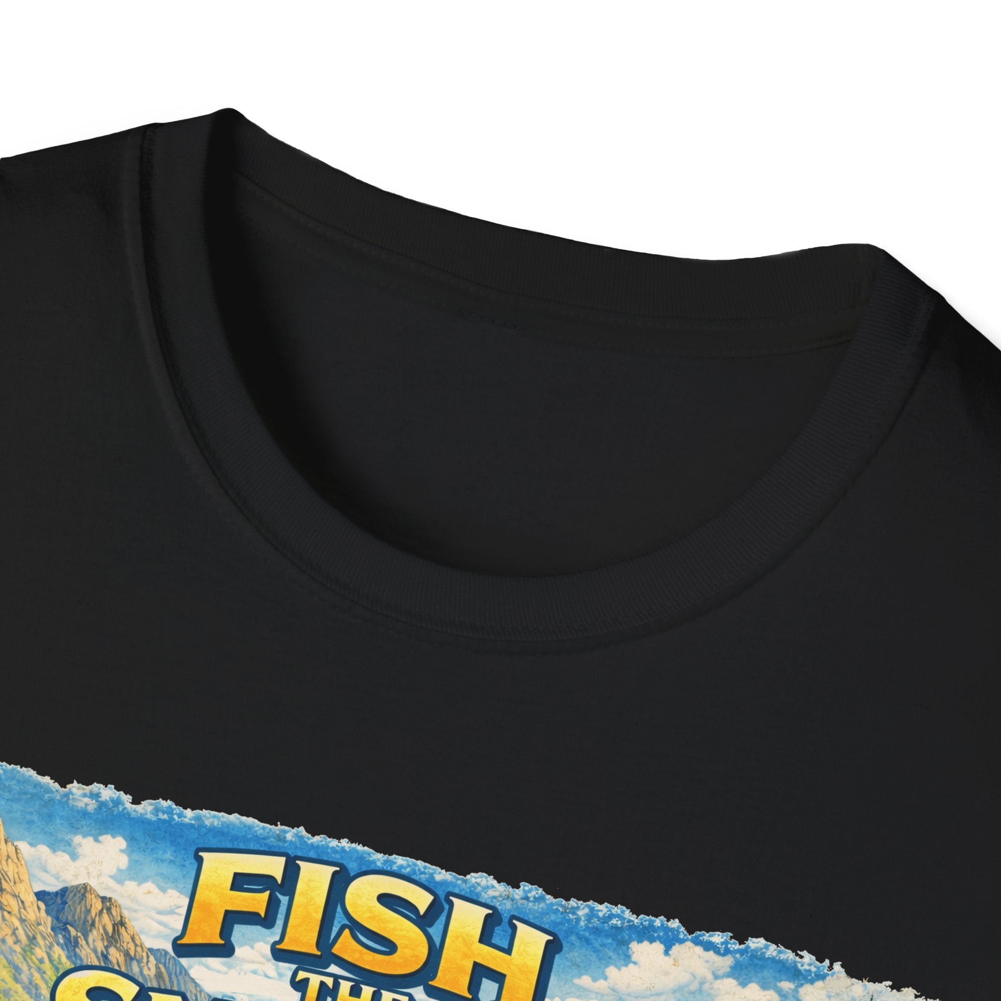 Fish the Smokies Unisex T-Shirt — Scenic Fishing River Graphic Tee