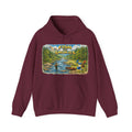 Fish Smokies Fishing Unisex Hoodie - Smoky Mountains River Scene Sweatshirt