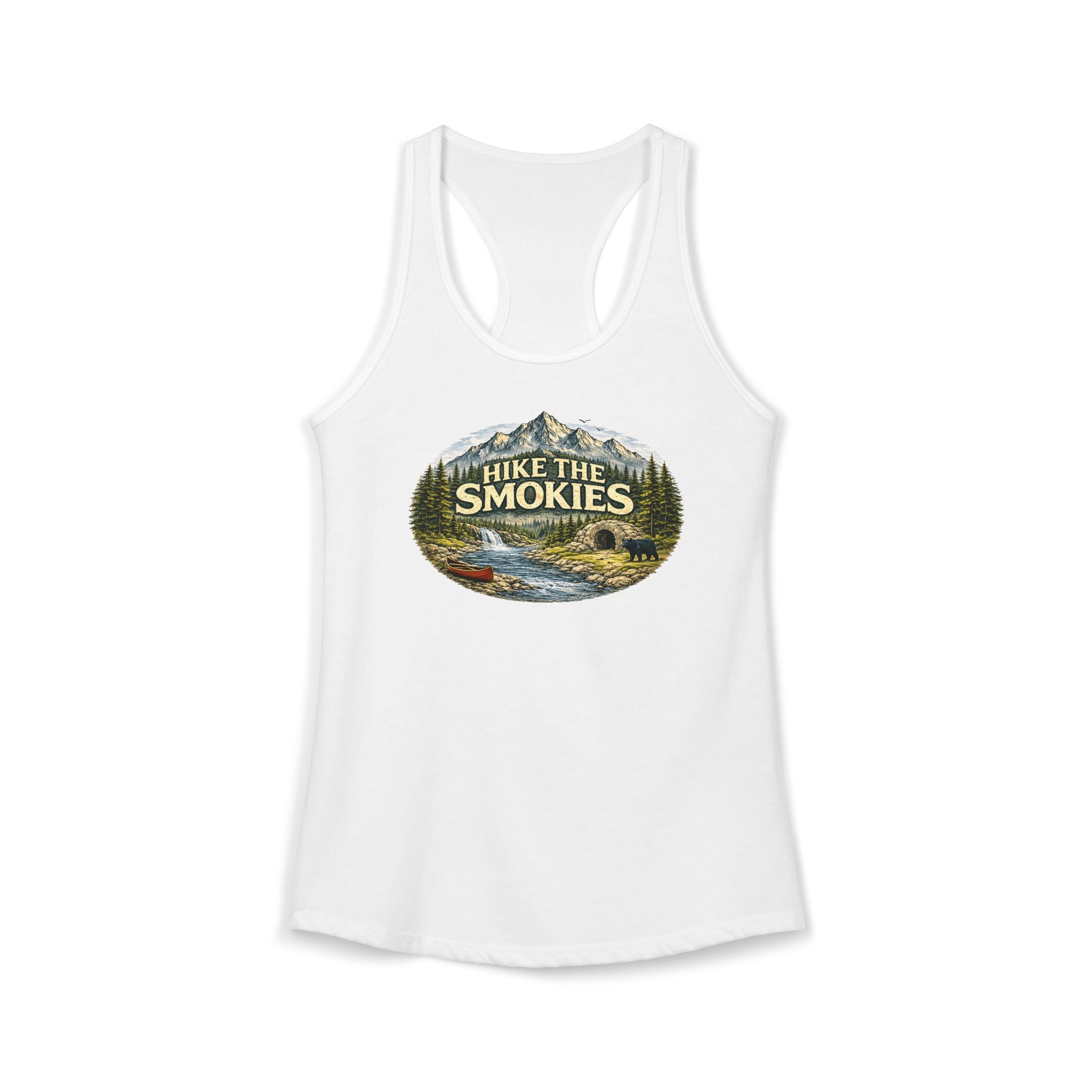 Hike The Smokies Mountain Bear Tank Top