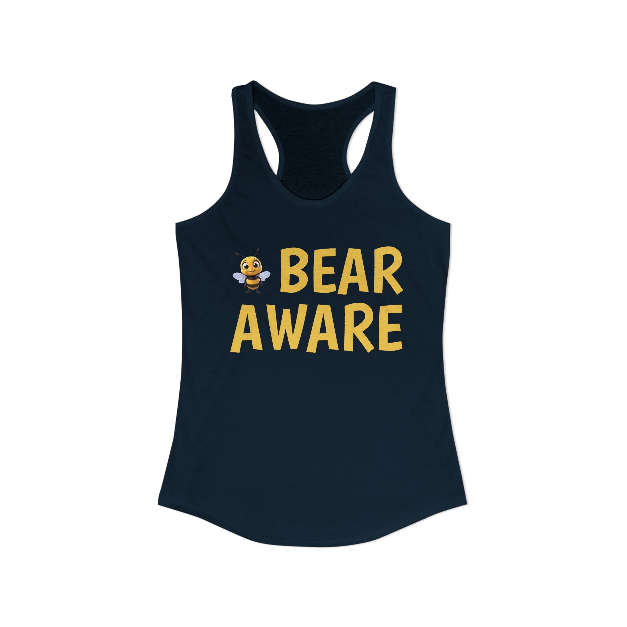 Women's Ideal Racerback Tank - Wildlife Awareness Message