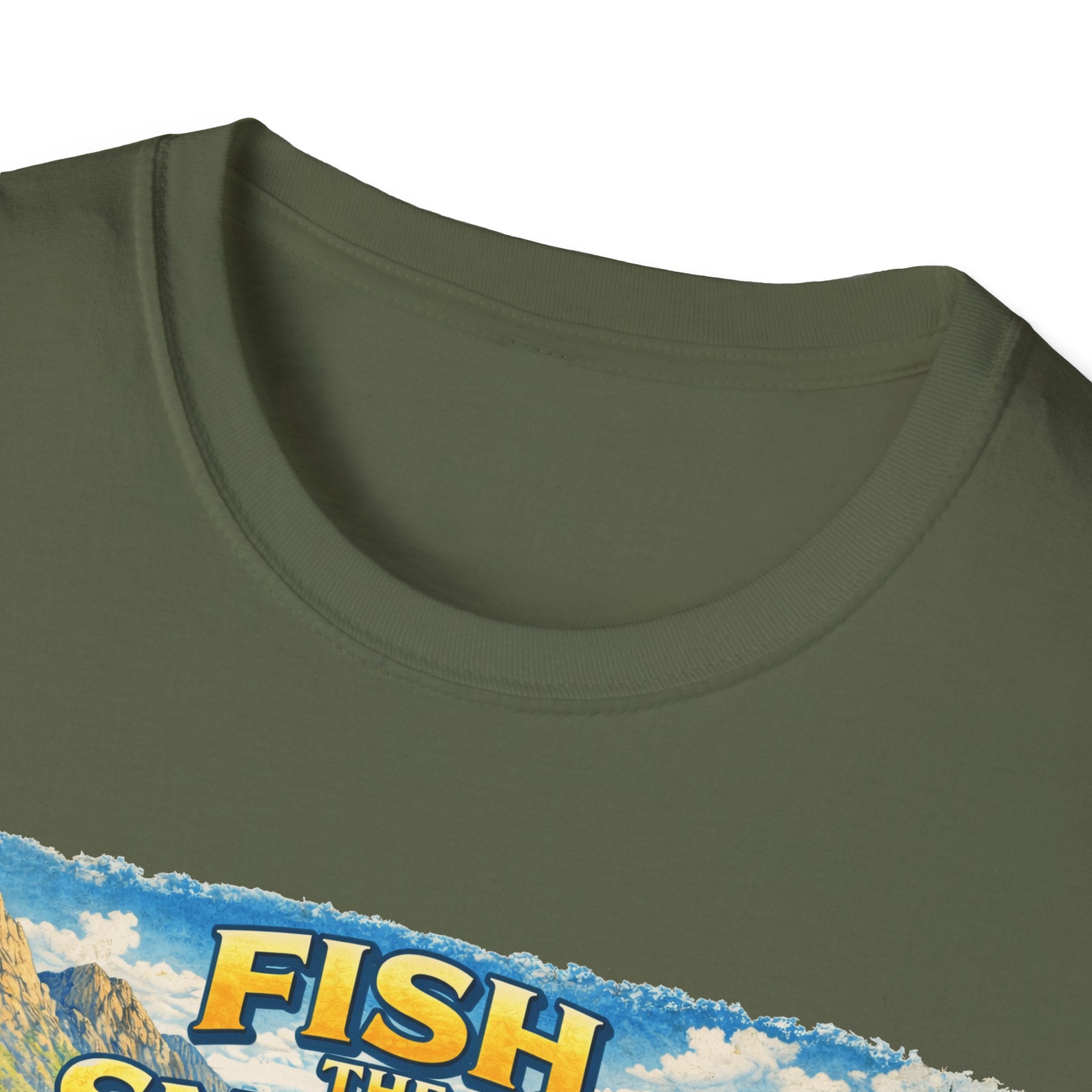 Fish the Smokies Unisex T-Shirt — Scenic Fishing River Graphic Tee