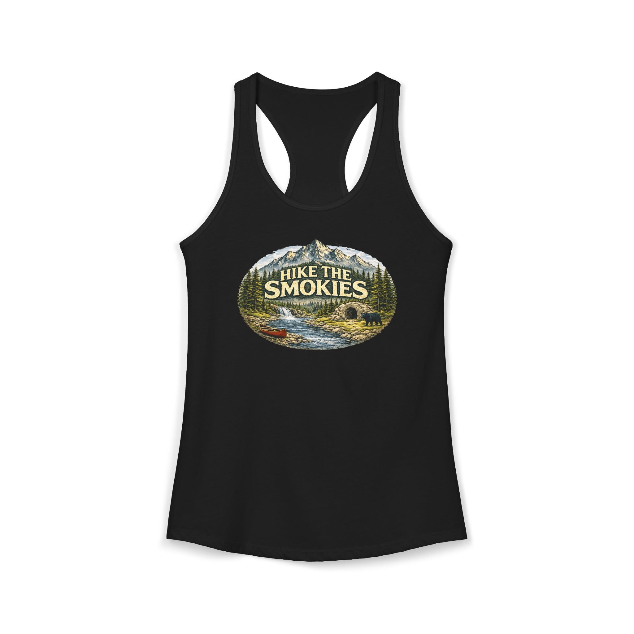 Hike The Smokies Mountain Bear Tank Top