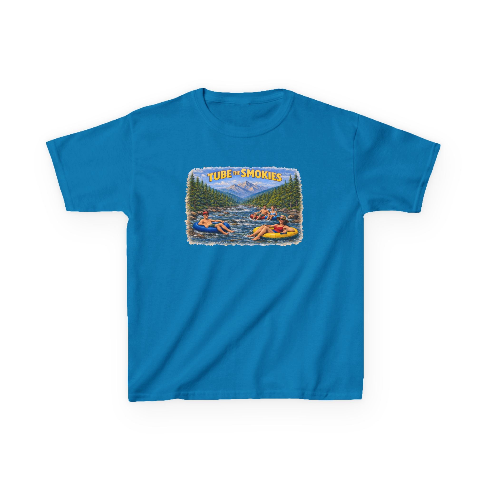 Kids Tee — 'Tube the Smokies' River Float Graphic