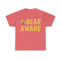 Bear Aware Unisex Tee — Cute Bee Graphic Wildlife Awareness T-Shirt