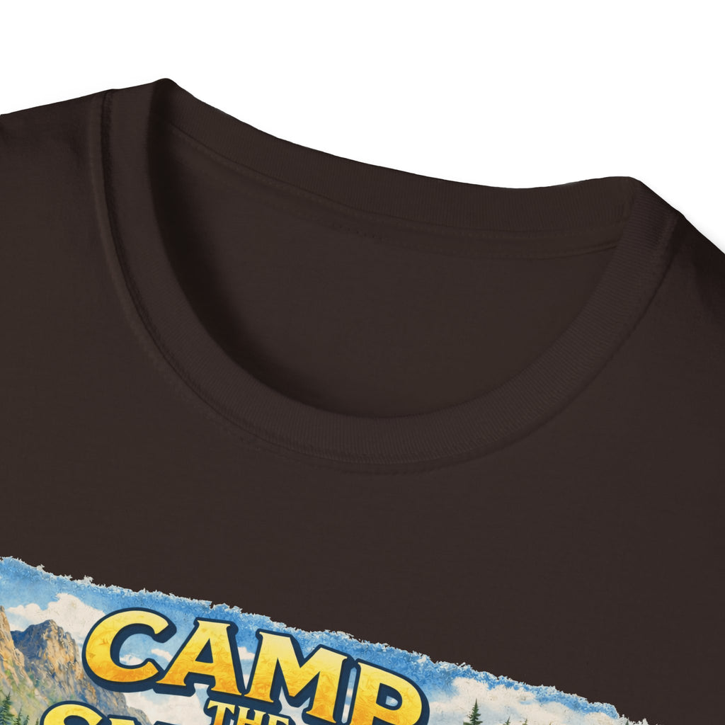 Camp the Smokies Unisex T-Shirt – Rustic Mountain Camping Graphic Tee