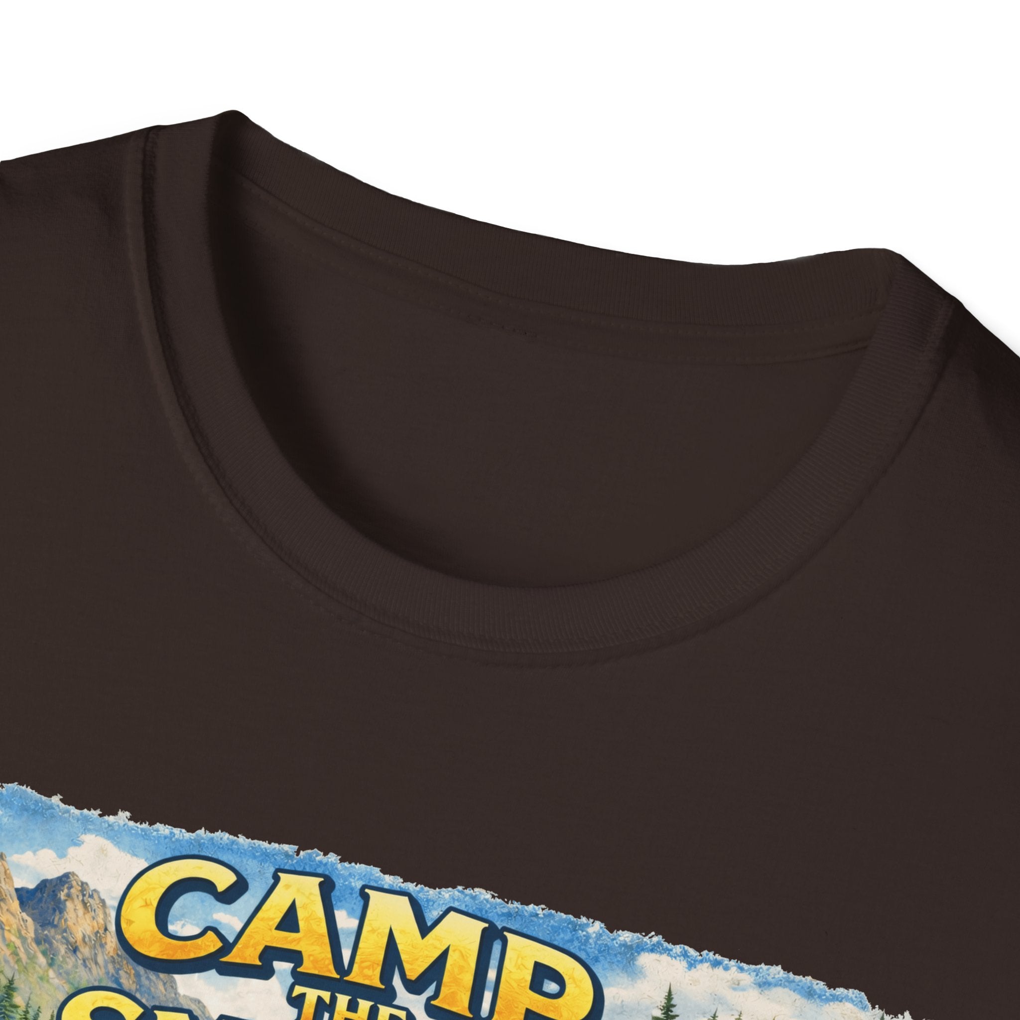 Camp the Smokies Unisex T-Shirt – Rustic Mountain Camping Graphic Tee