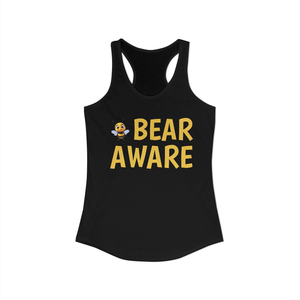 Women's Ideal Racerback Tank - Wildlife Awareness Message