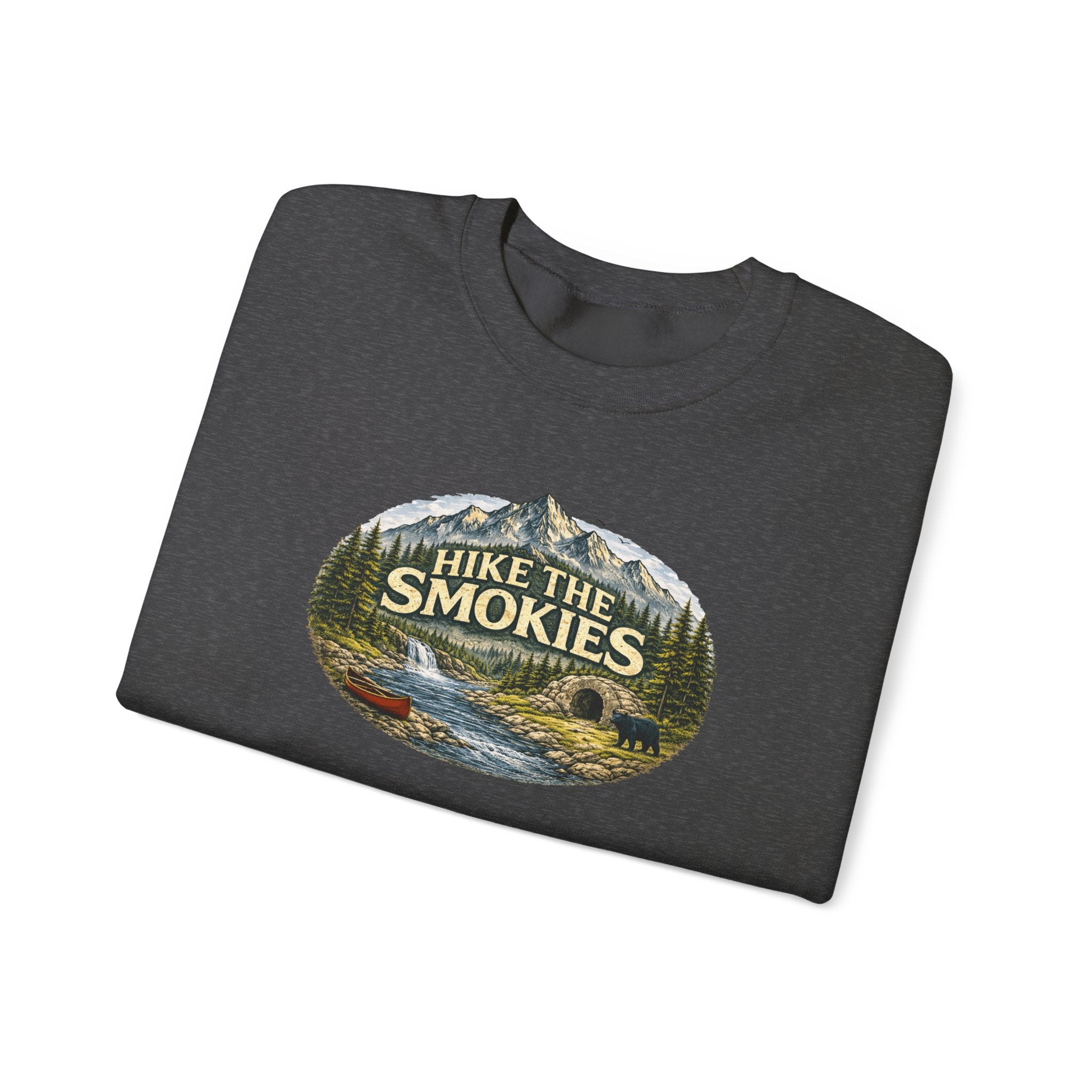 Hike the Smokies Sweatshirt — Mountain Trail Vintage Unisex Crewneck
