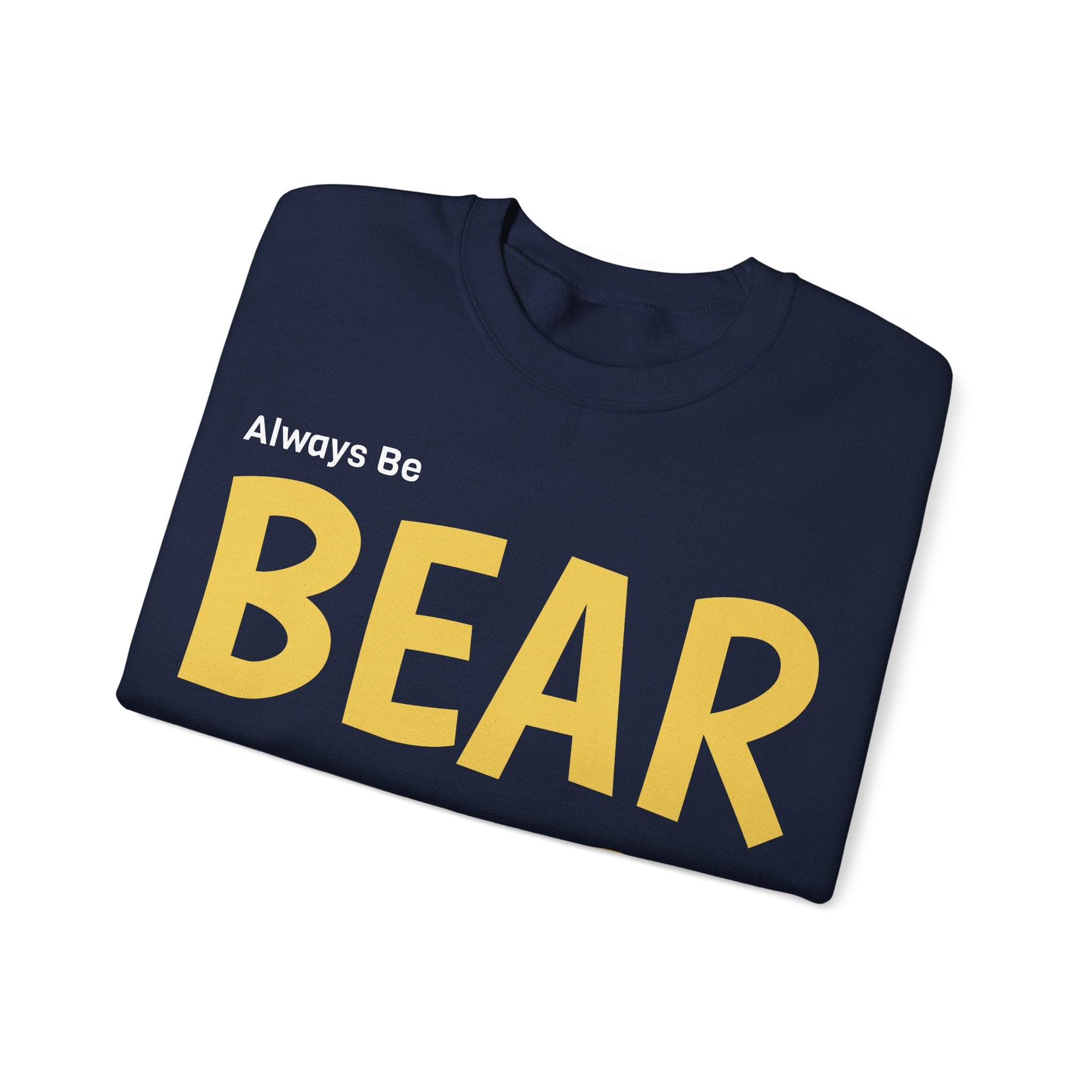 Bear Aware Unisex Crewneck Sweatshirt — Always Be "BEAR AWARE" Graphic Pullover