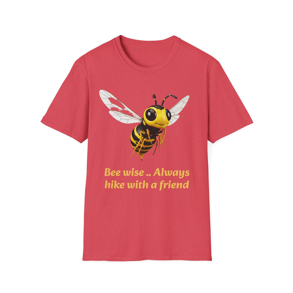 Bee Graphic T-Shirt — Cute Yellow Honeybee Illustration Tee