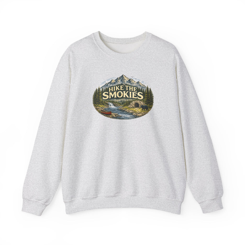 Hike the Smokies Sweatshirt — Mountain Trail Vintage Unisex Crewneck
