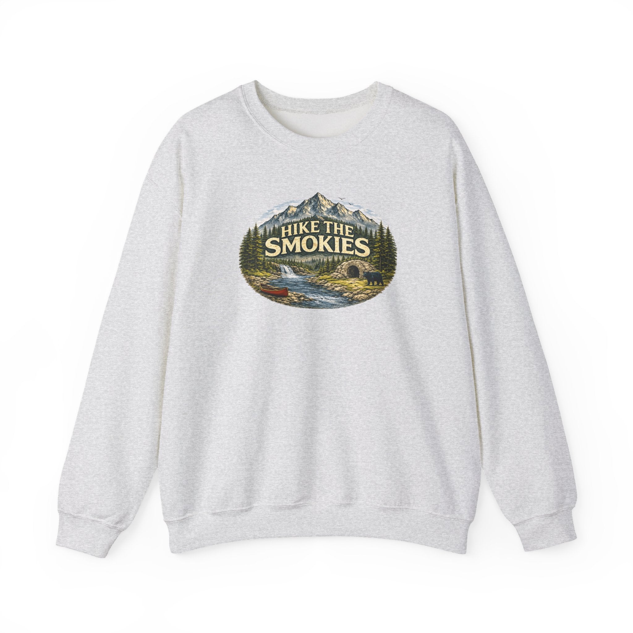Hike the Smokies Sweatshirt — Mountain Trail Vintage Unisex Crewneck