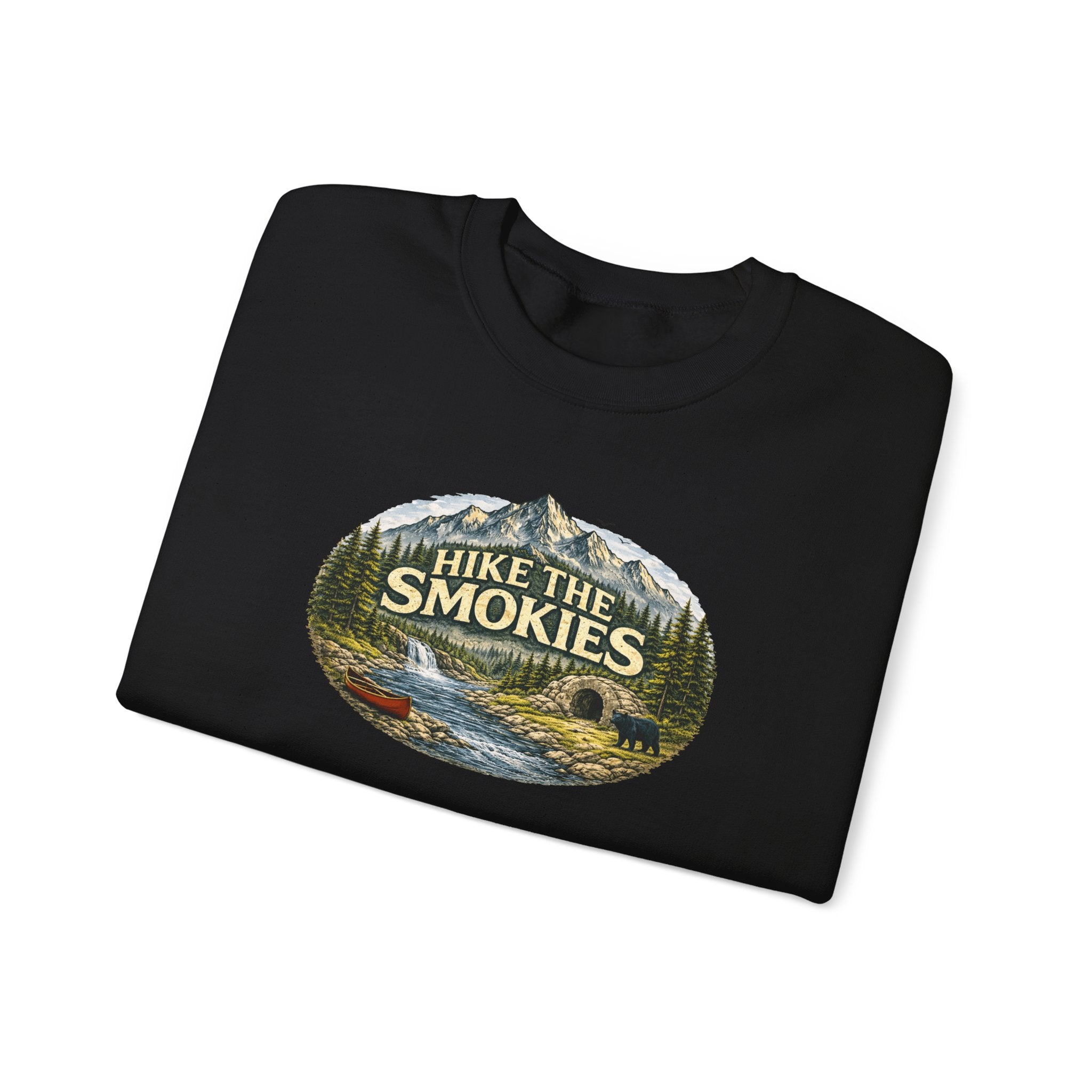 Hike the Smokies Sweatshirt — Mountain Trail Vintage Unisex Crewneck