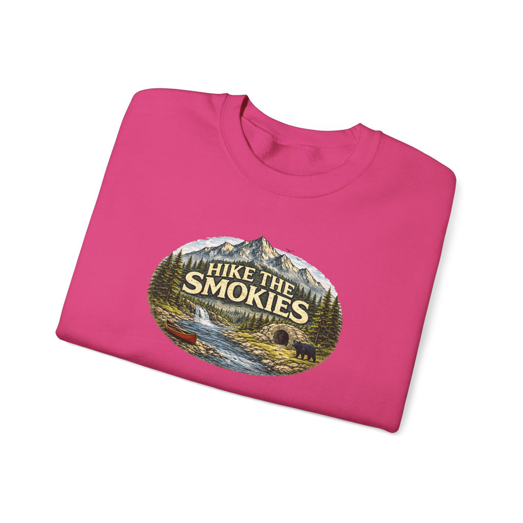 Hike the Smokies Sweatshirt — Mountain Trail Vintage Unisex Crewneck