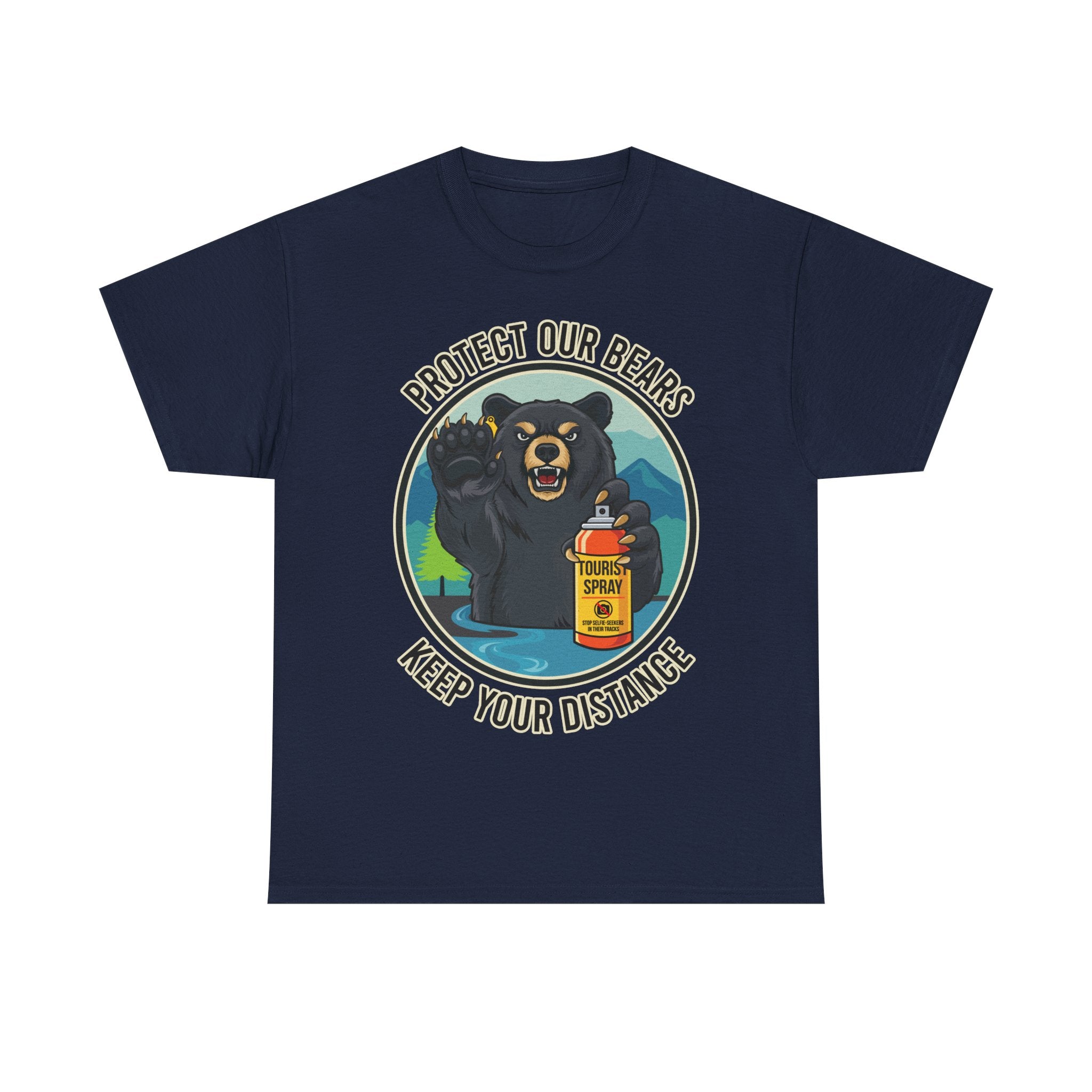 Smoky Mountain Black Bear Unisex Tee | Funny Wildlife Graphic