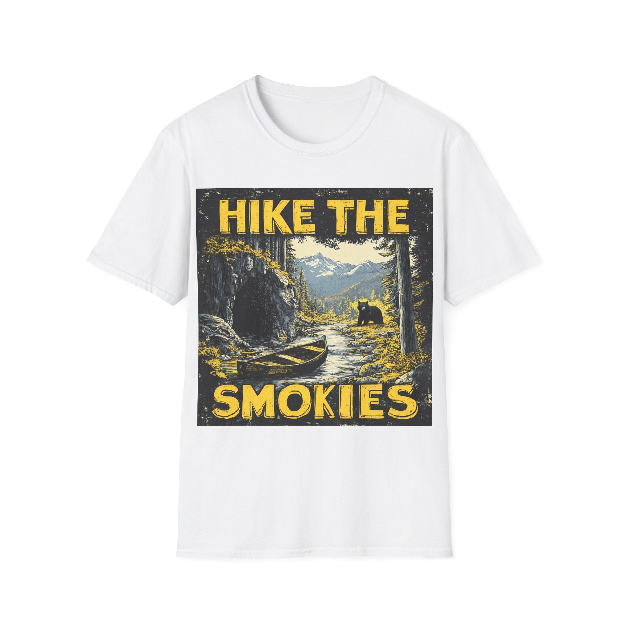 Hike the Smokies T-Shirt — Vintage Smoky Mountains Hiking Tee