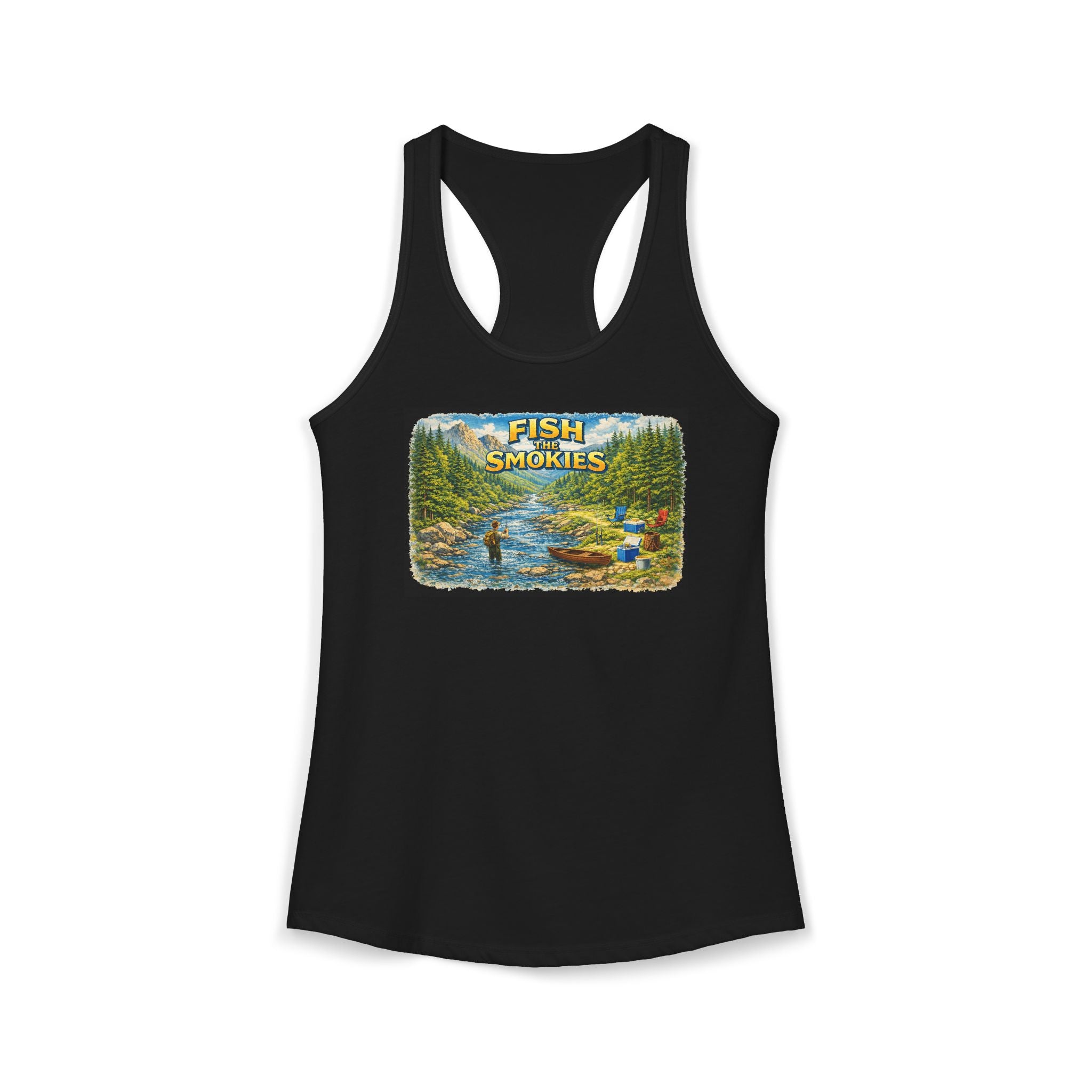 Fish The Smokies Women's Ideal Racerback Tank