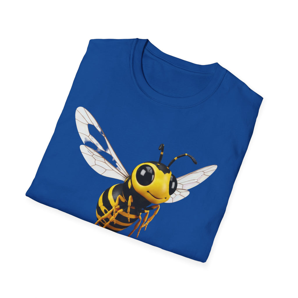 Bee Graphic T-Shirt — Cute Yellow Honeybee Illustration Tee
