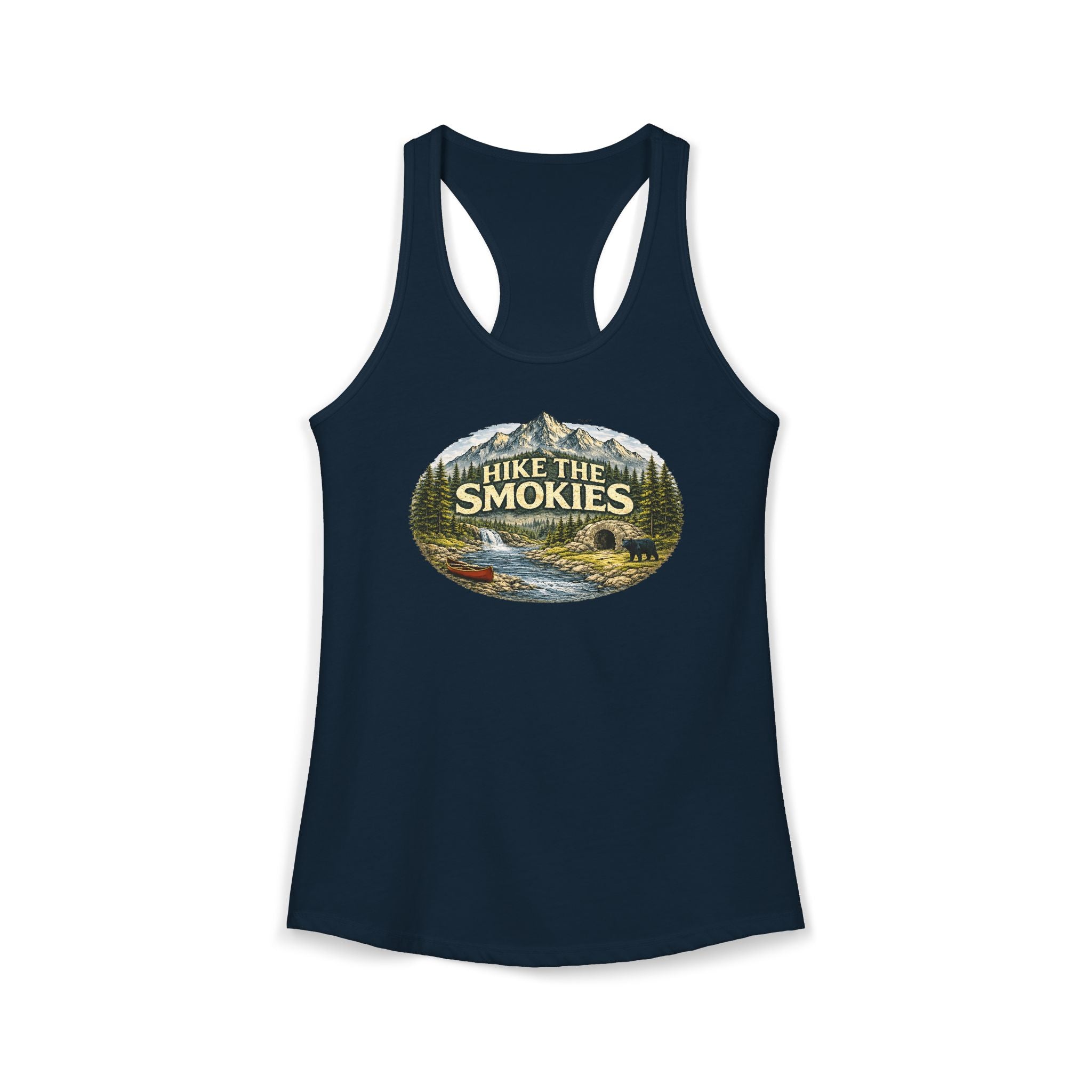 Hike The Smokies Mountain Bear Tank Top
