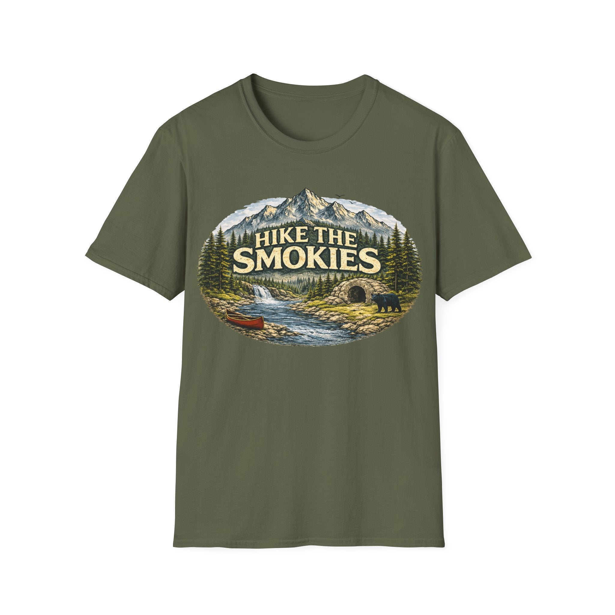 Hike the Smokies T-Shirt — Smoky Mountains Unisex Hiking Tee