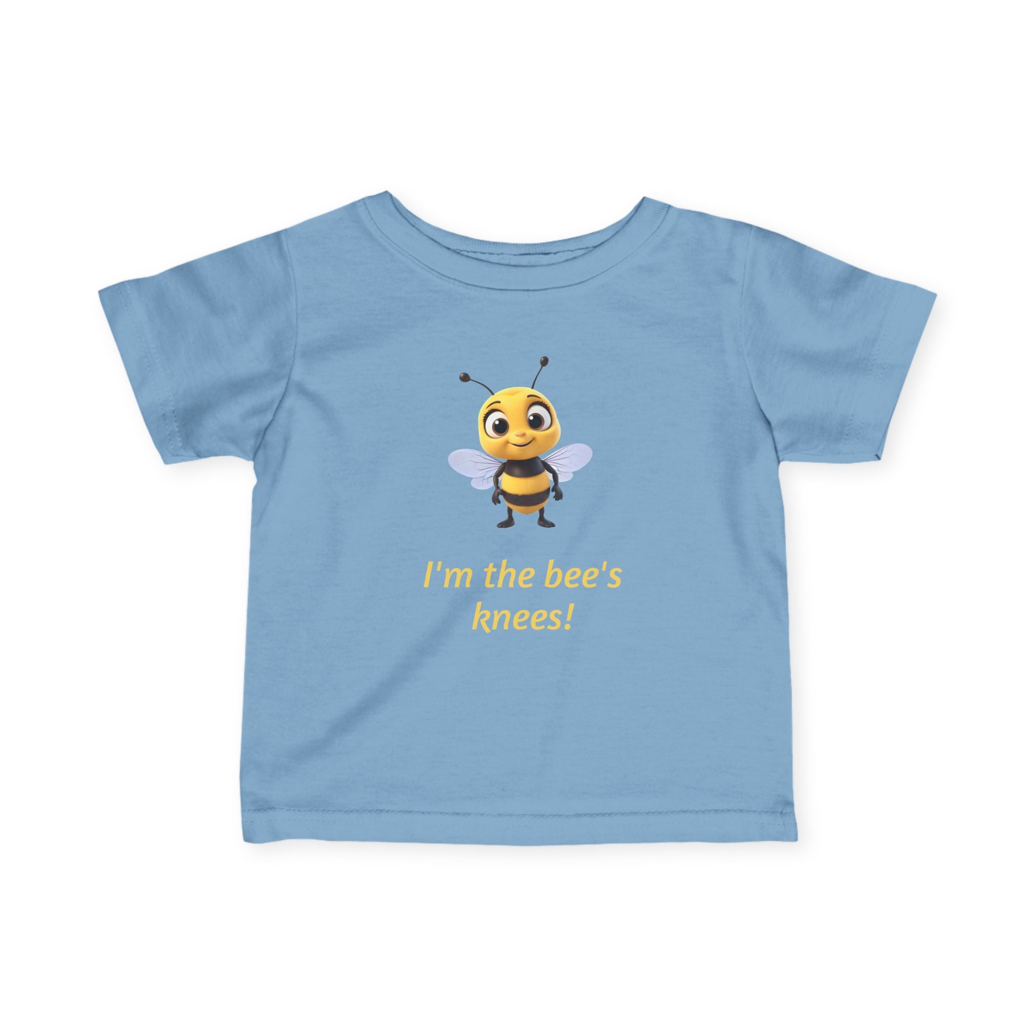 Baby T-Shirt — Cute Bee Graphic "I'm the bee's knees!" Infant Tee