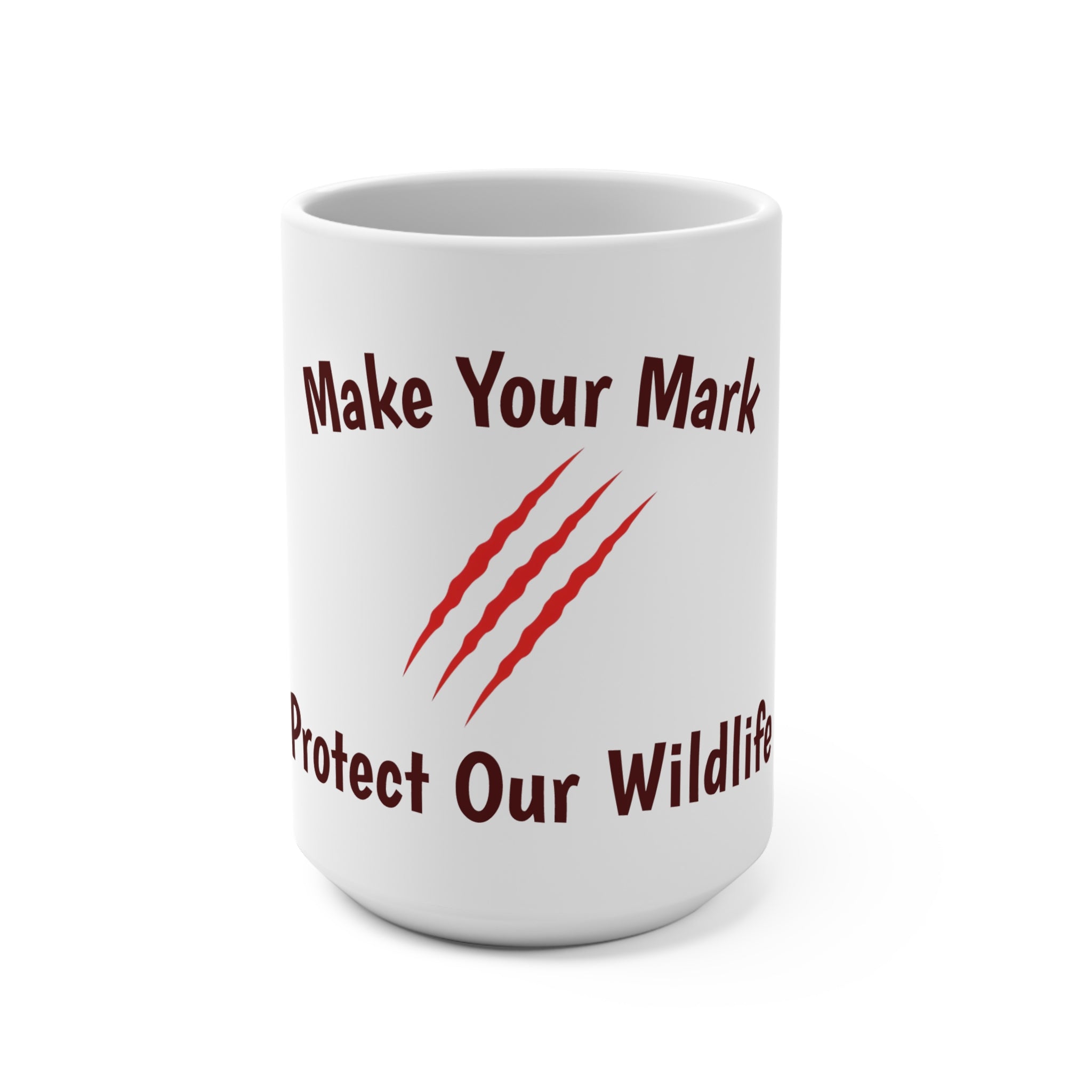 Protect Our Wildlife 15oz Mug — Make Your Mark Conservation Coffee Cup