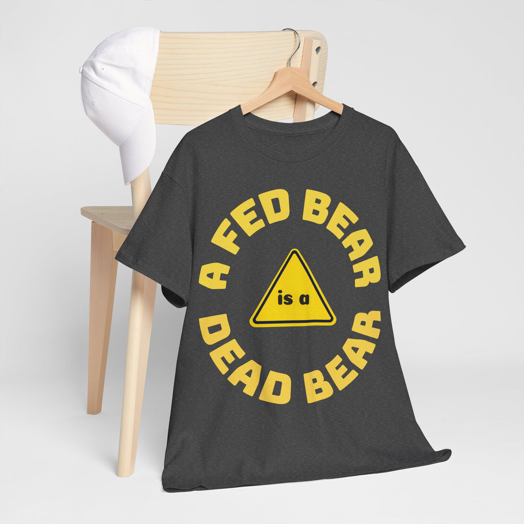 Fed Bear Unisex Cotton T-shirt — Stoic Wilderness Reminder