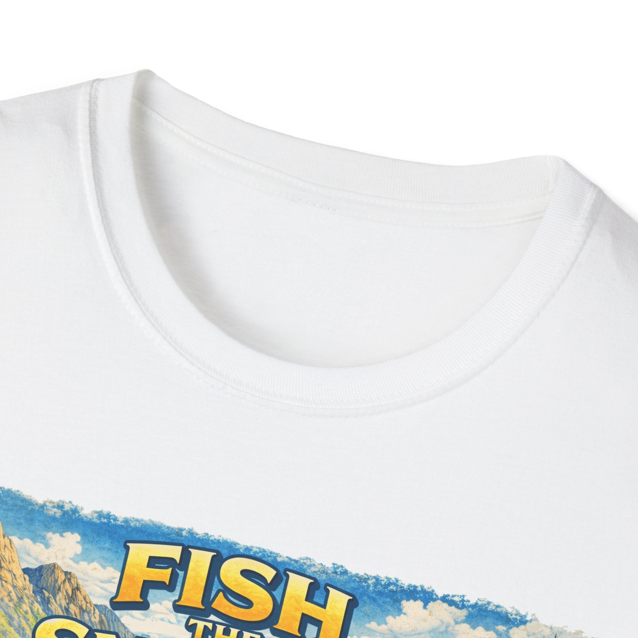 Fish the Smokies Unisex T-Shirt — Scenic Fishing River Graphic Tee