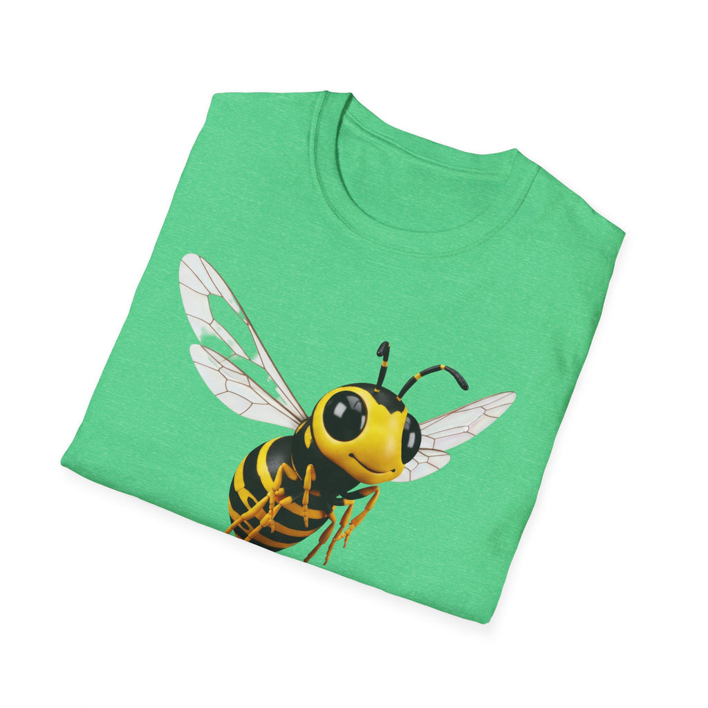 Bee Graphic T-Shirt — Cute Yellow Honeybee Illustration Tee