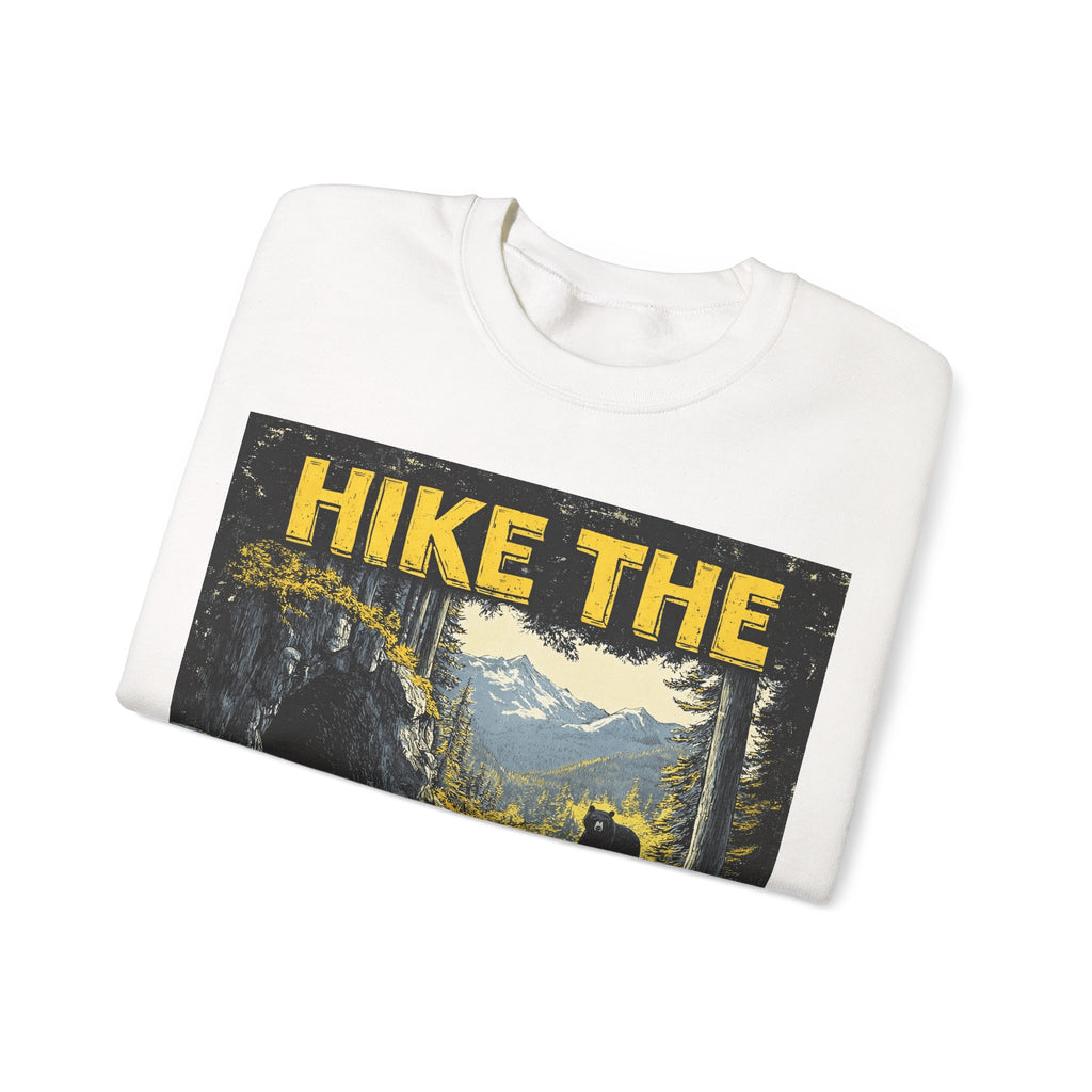 Hike the Smokies Sweatshirt — Vintage Mountain Hiking Unisex Crewneck