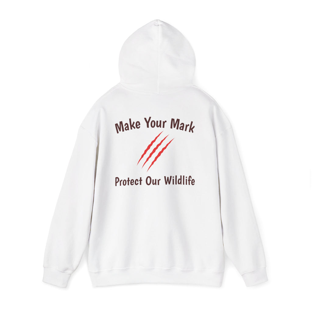 Wildlife Rescue Unisex Hoodie — "Make Your Mark: Protect Our Wildlife"