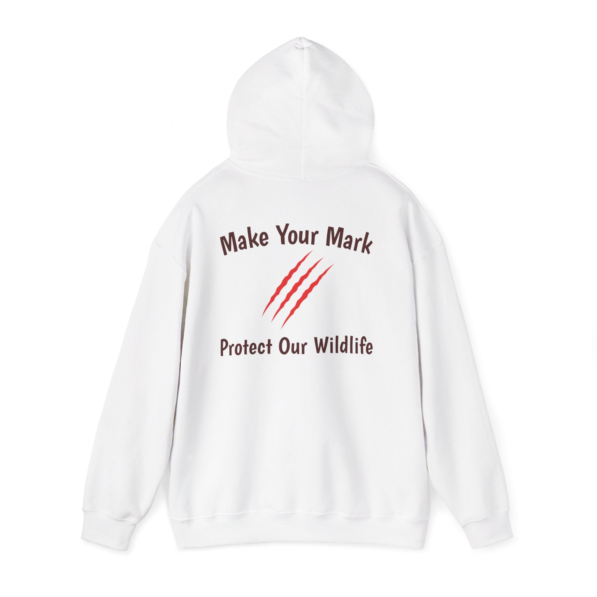 Wildlife Rescue Unisex Hoodie — "Make Your Mark: Protect Our Wildlife"