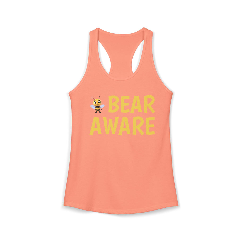 Women's Ideal Racerback Tank - Wildlife Awareness Message