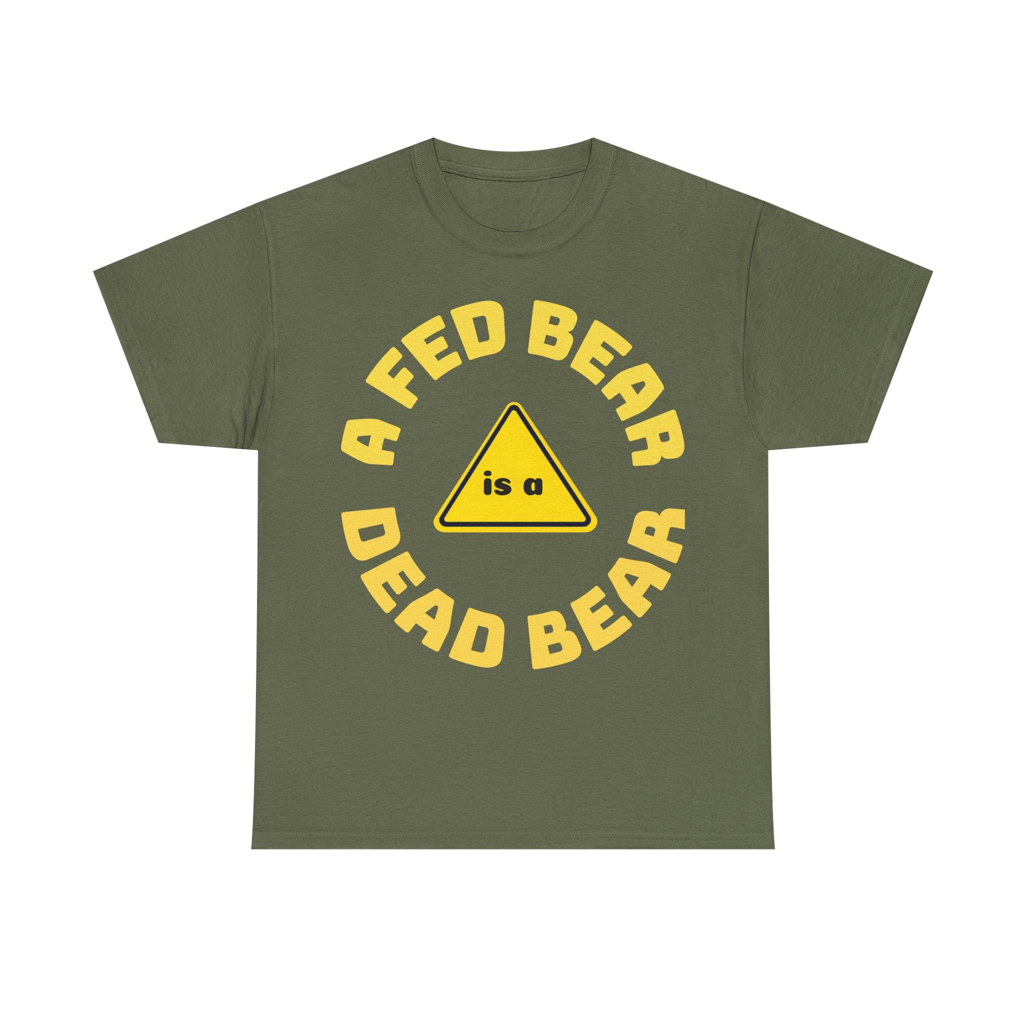 Fed Bear Unisex Cotton T-shirt — Stoic Wilderness Reminder